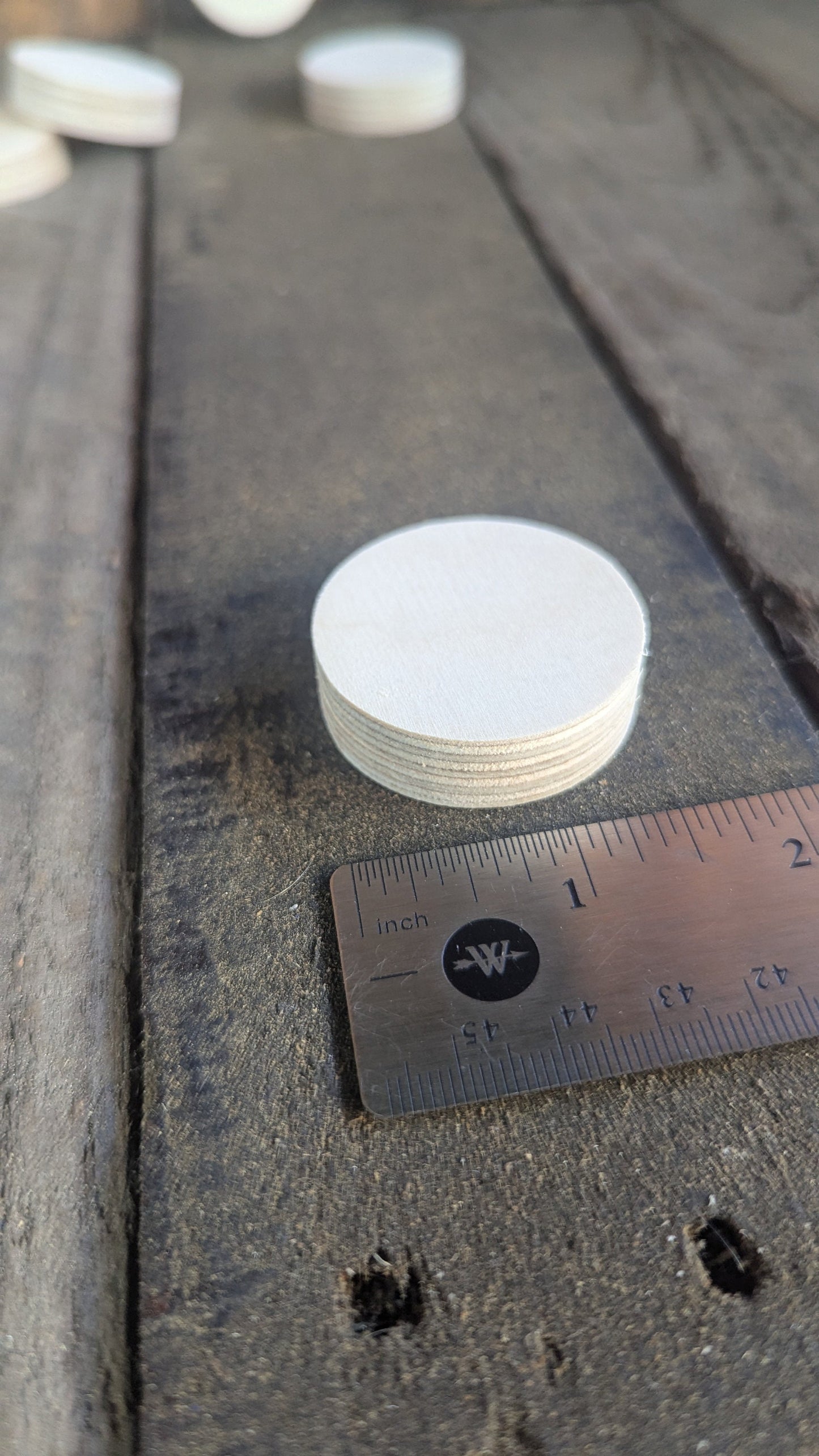 1.625" Wood Circle Disc Plaques, BALTIC BIRCH - Wooden Circles, Blank Circles, Unfinished Wooden Circles, DIY Crafting Supplies