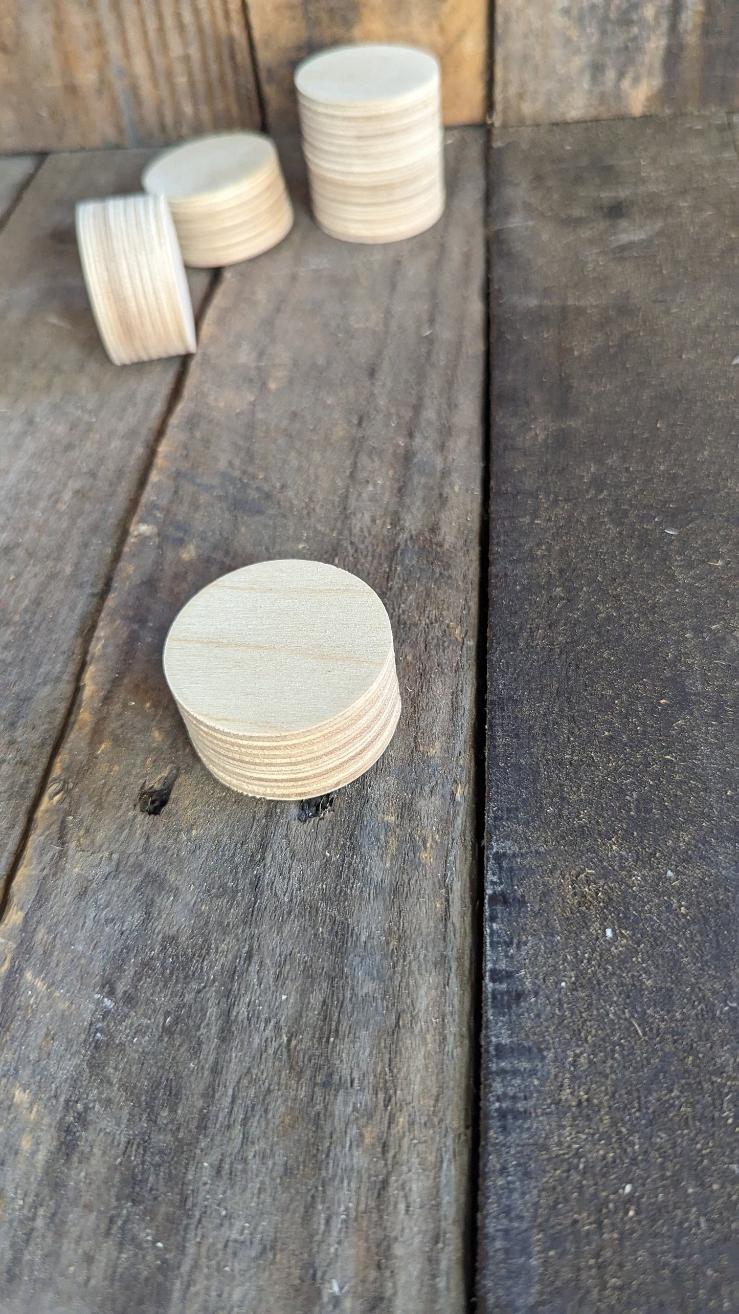 1.75" (1 3/4) Wood Circle Plaques, BALTIC BIRCH - Wooden Circles, Blank Circles, Unfinished Wooden Circles, Round Circles, Circular Wood
