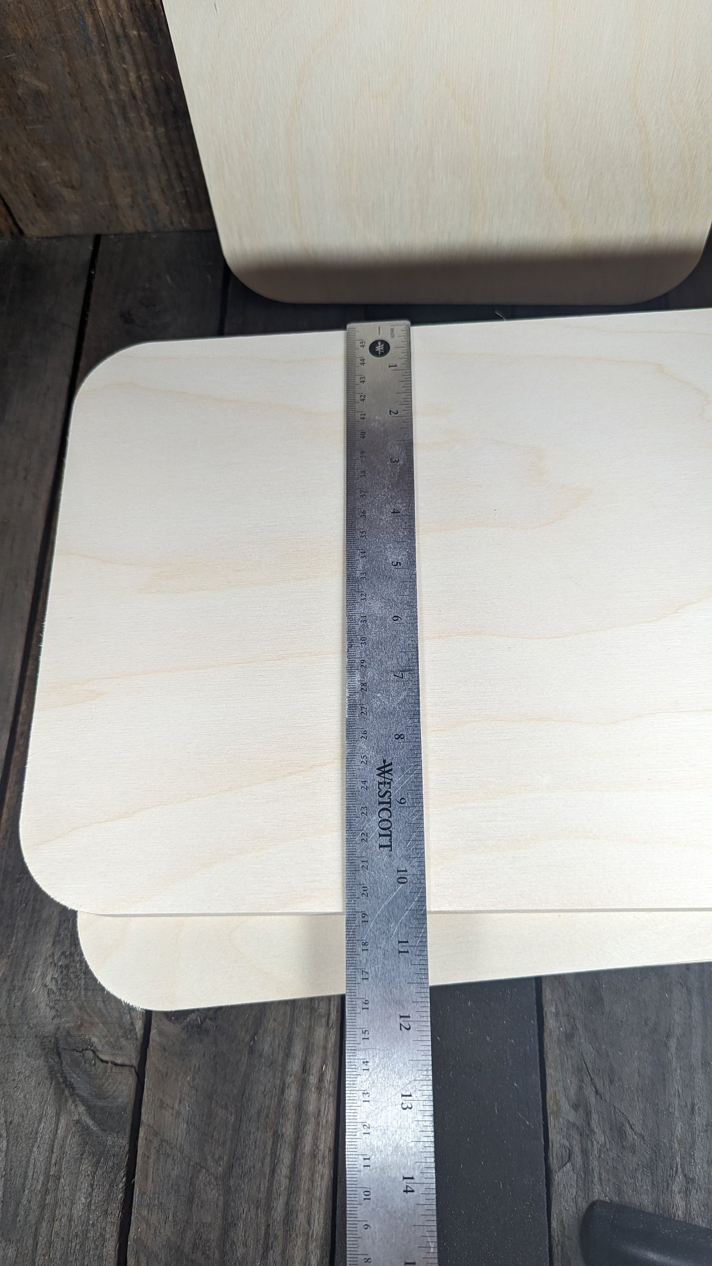 10.5 inch x 14.5 inch Wood Plaques with 1.5 radius corners, BALTIC BIRCH, Wooden Rectangle, Unfinished Wood Rectangle, DIY Crafting Supplies