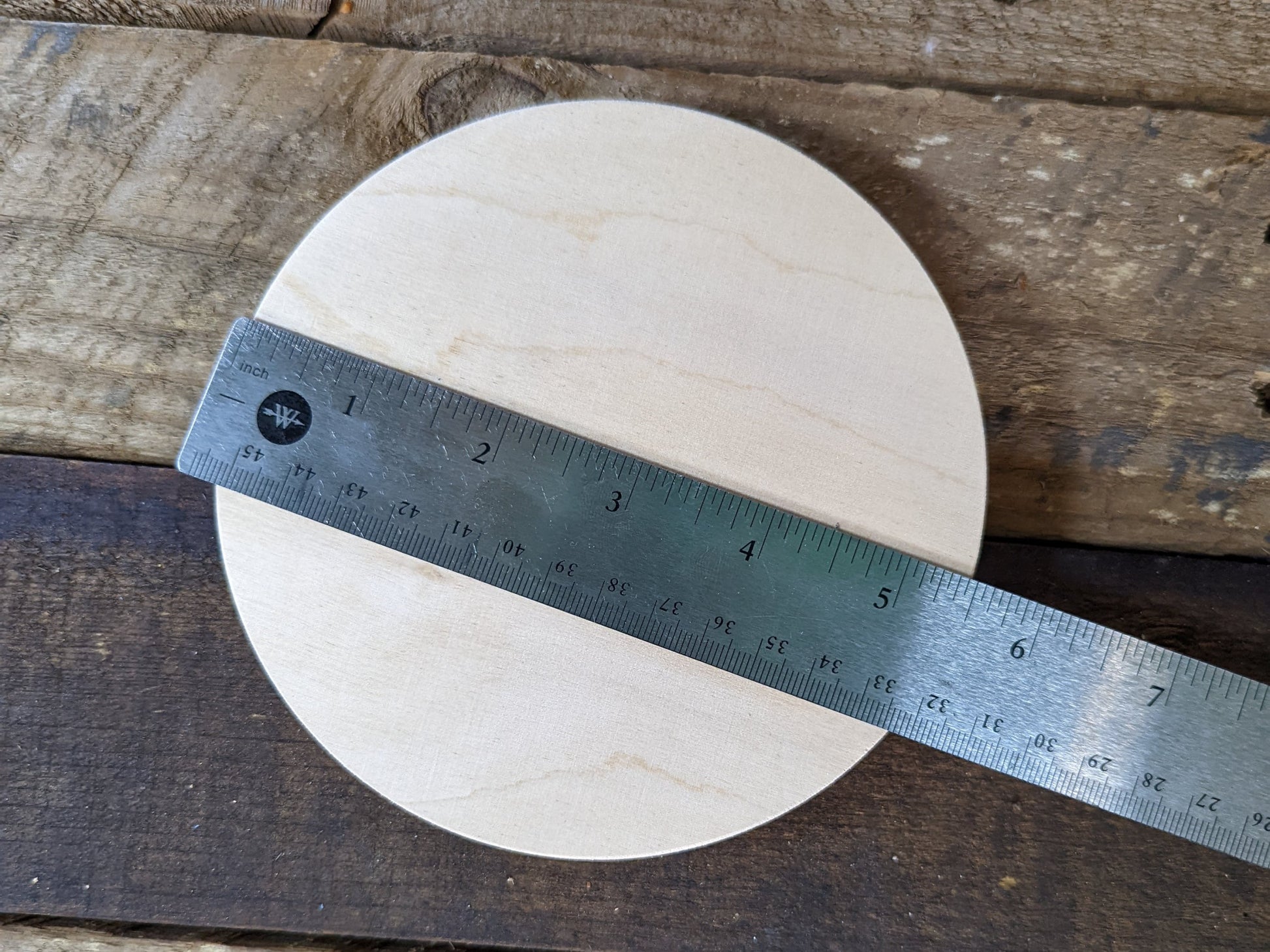 5.5" Wood Circle Disc Plaques, BALTIC BIRCH - Wooden Circles, Blank Circles, Unfinished Wooden Circles, Round Circles, Circular Wood
