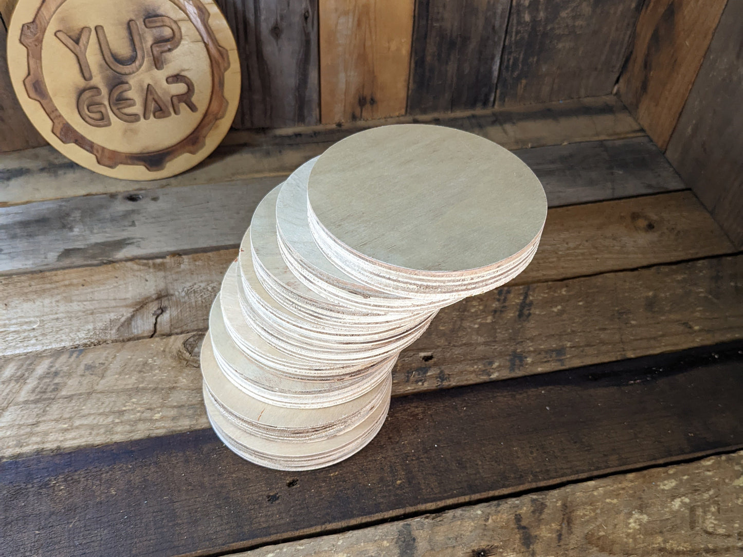 5" Wood Circle Disc Plaques, BALTIC BIRCH - Wooden Circles, Blank Circles, Unfinished Wooden Circles, Round Circles, Circular Wood