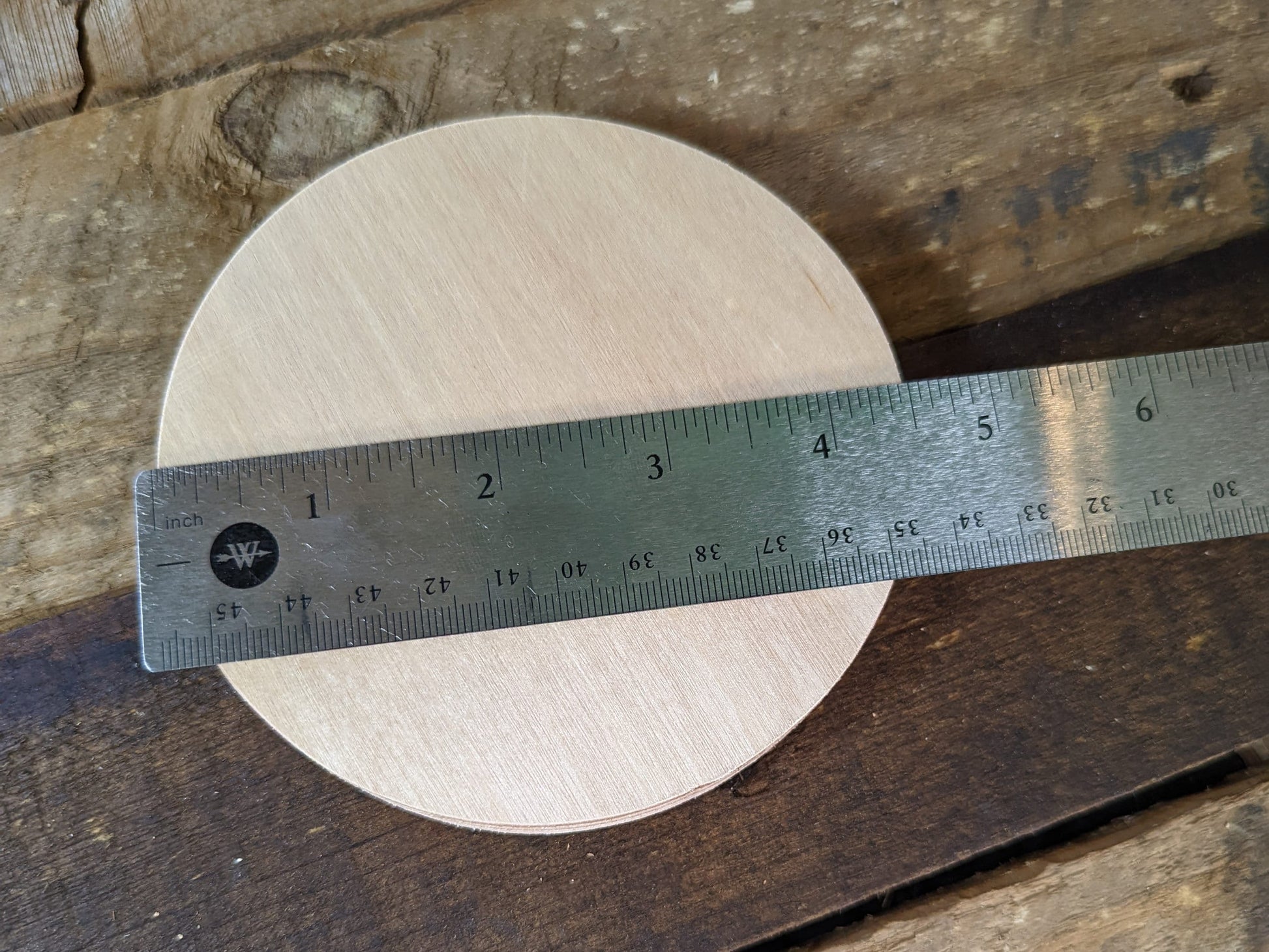 4.5" Wood Circle Disc Plaques, BALTIC BIRCH - Wooden Circles, Blank Circles, Unfinished Wooden Circles, Round Circles, Circular Wood