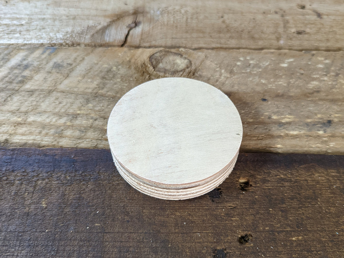 3" Wood Circle Disc Plaques, BALTIC BIRCH - Wooden Circles, Blank Circles, Unfinished Wooden Circles, Round Circles, Circular Wood