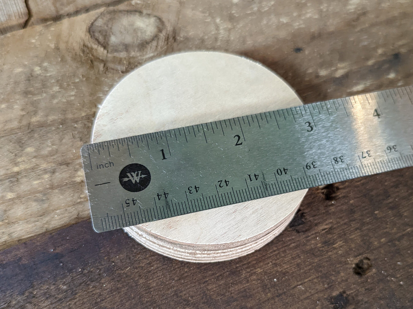 3" Wood Circle Disc Plaques, BALTIC BIRCH - Wooden Circles, Blank Circles, Unfinished Wooden Circles, Round Circles, Circular Wood