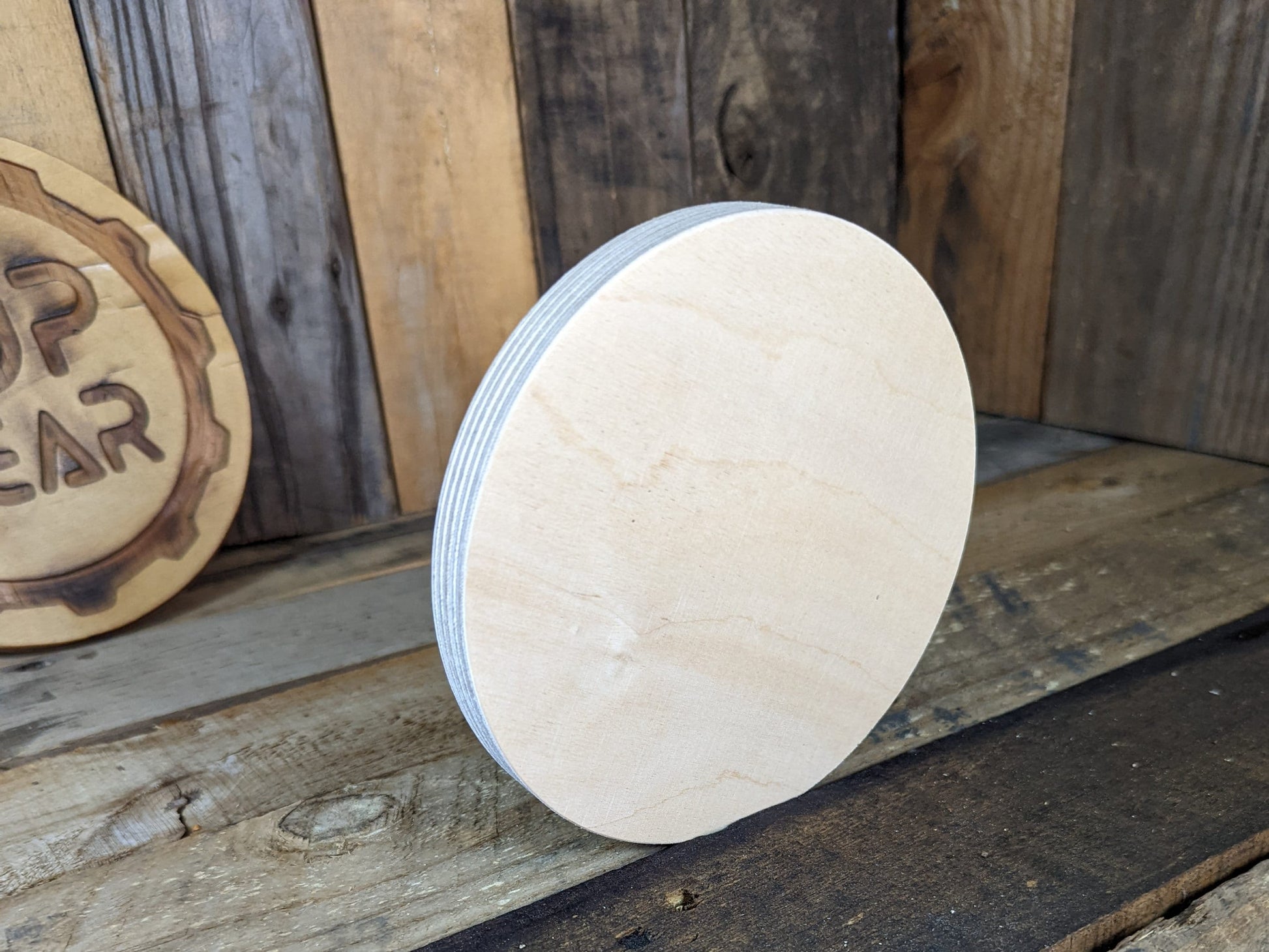 5.5" Wood Circle Disc Plaques, BALTIC BIRCH - Wooden Circles, Blank Circles, Unfinished Wooden Circles, Round Circles, Circular Wood
