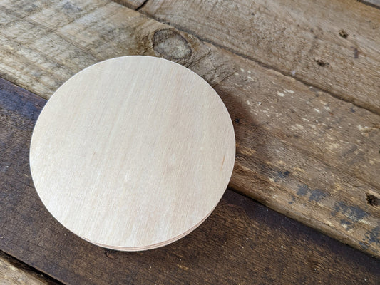 4.5" Wood Circle Disc Plaques, BALTIC BIRCH - Wooden Circles, Blank Circles, Unfinished Wooden Circles, Round Circles, Circular Wood