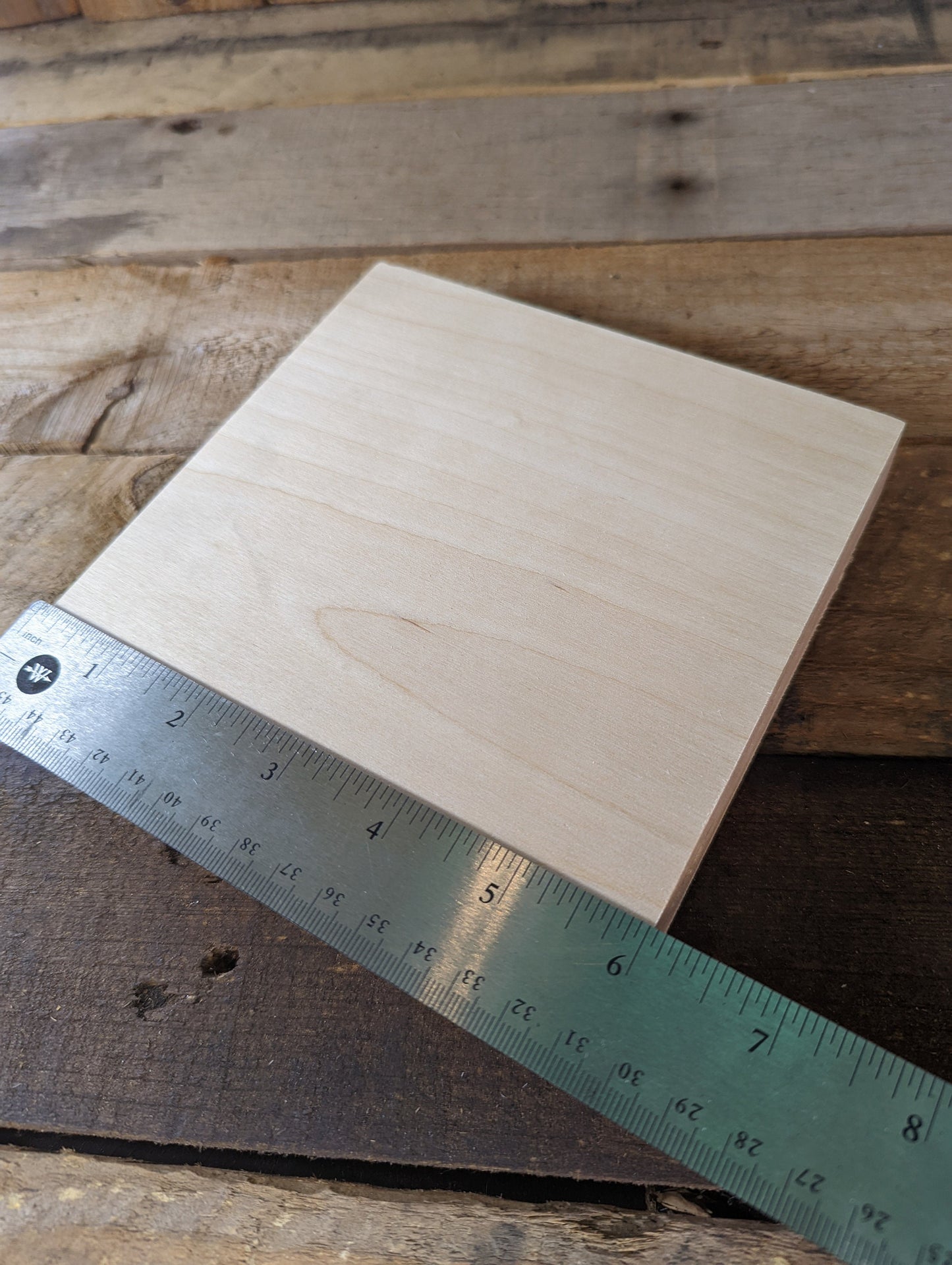 6" Wood Square Plaques, BALTIC BIRCH - Wooden Squares, Blank Squares, Unfinished Wooden Squares, Square Plywood, Square Wood