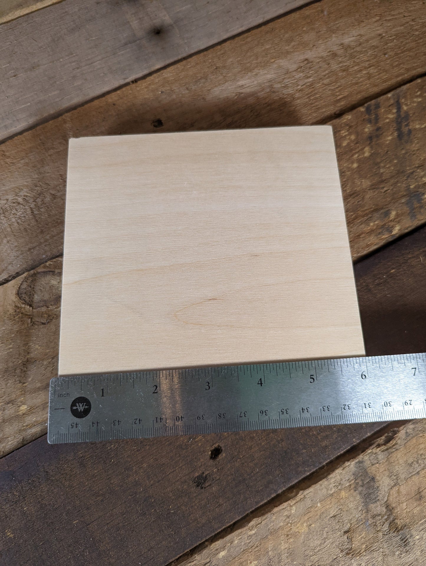 6" Wood Square Plaques, BALTIC BIRCH - Wooden Squares, Blank Squares, Unfinished Wooden Squares, Square Plywood, Square Wood
