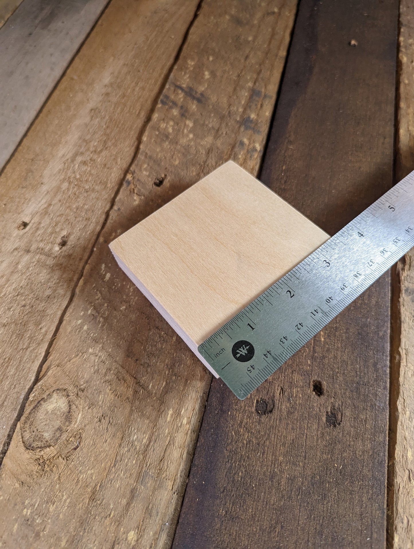 3.5" Wood Square Plaques, BALTIC BIRCH - Wooden Squares, Blank Squares, Unfinished Wooden Squares, Square Plywood, Square Wood