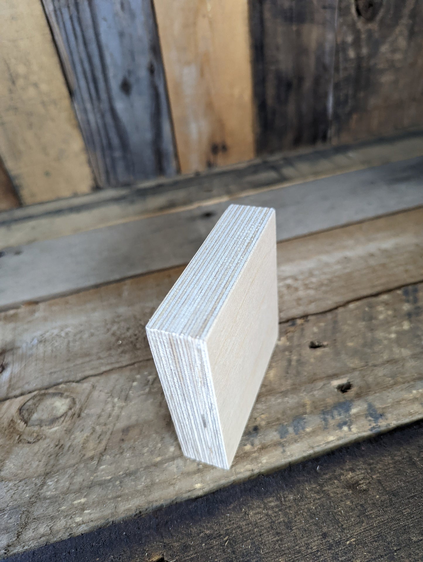 3.5" Wood Square Plaques, BALTIC BIRCH - Wooden Squares, Blank Squares, Unfinished Wooden Squares, Square Plywood, Square Wood