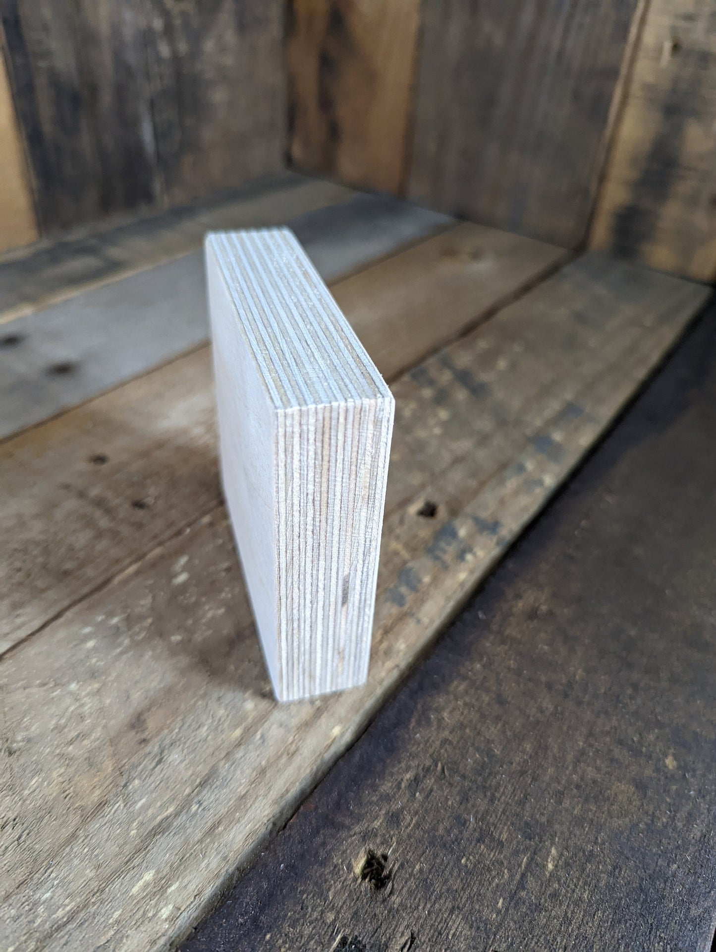 3.5" Wood Square Plaques, BALTIC BIRCH - Wooden Squares, Blank Squares, Unfinished Wooden Squares, Square Plywood, Square Wood