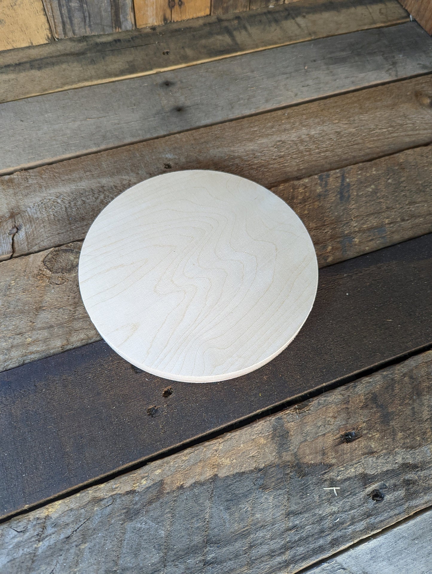 7" Wood Circle Disc Plaques, BALTIC BIRCH Wooden Circles, Blank Circles, Unfinished Wooden Circles, Round Circles, Circular Wood