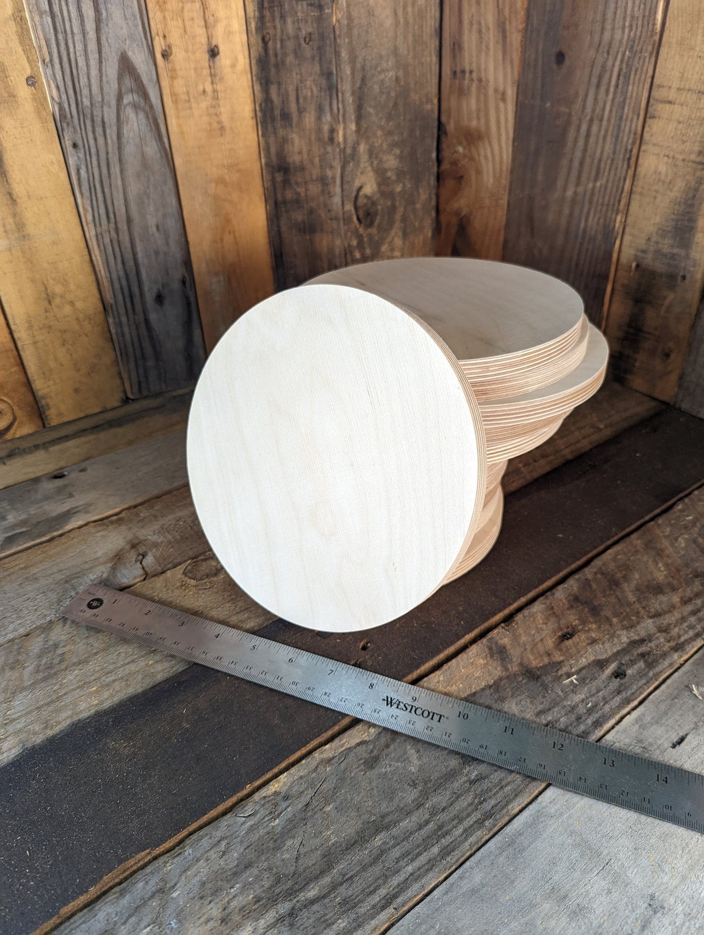 8" Wood Circle Disc Plaques, BALTIC BIRCH Wooden Circles, Blank Circles, Unfinished Wooden Circles, Round Circles, Circular Wood
