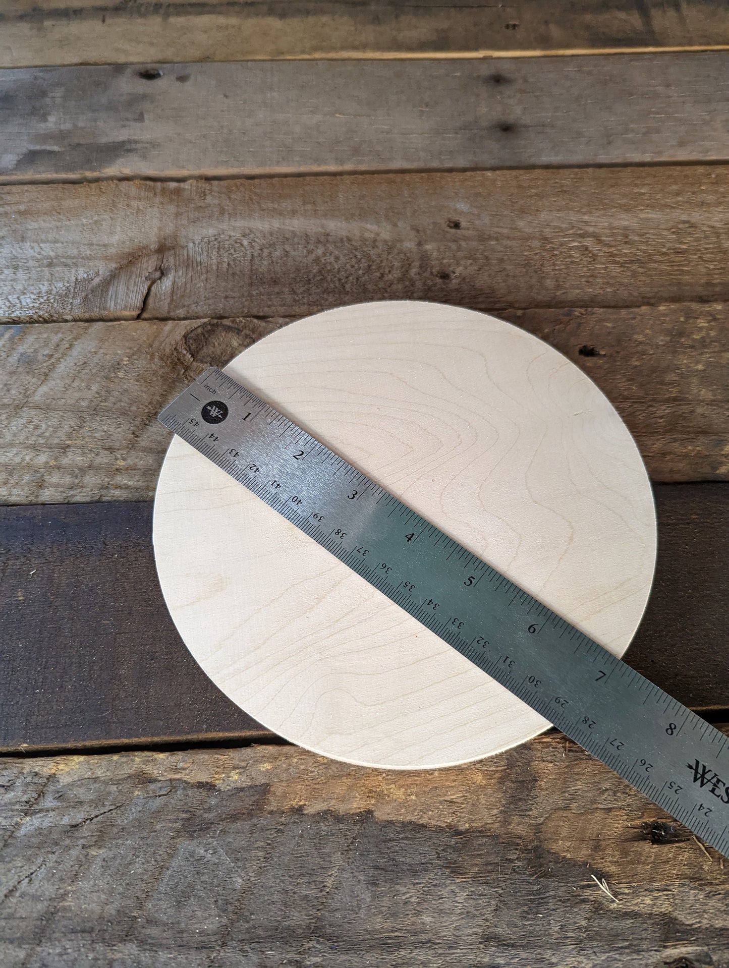 7" Wood Circle Disc Plaques, BALTIC BIRCH Wooden Circles, Blank Circles, Unfinished Wooden Circles, Round Circles, Circular Wood