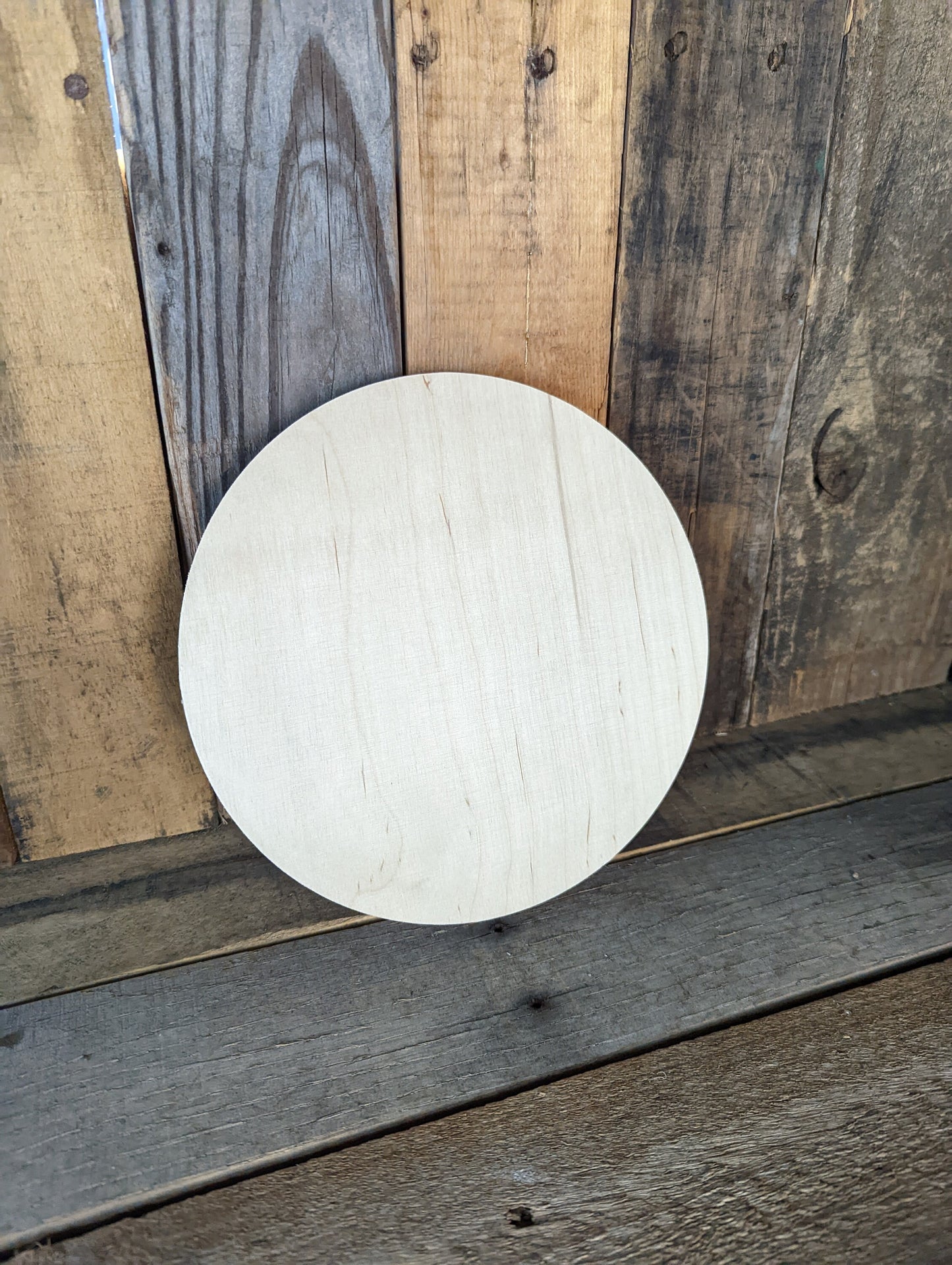 8" Wood Circle Disc Plaques, BALTIC BIRCH Wooden Circles, Blank Circles, Unfinished Wooden Circles, Round Circles, Circular Wood