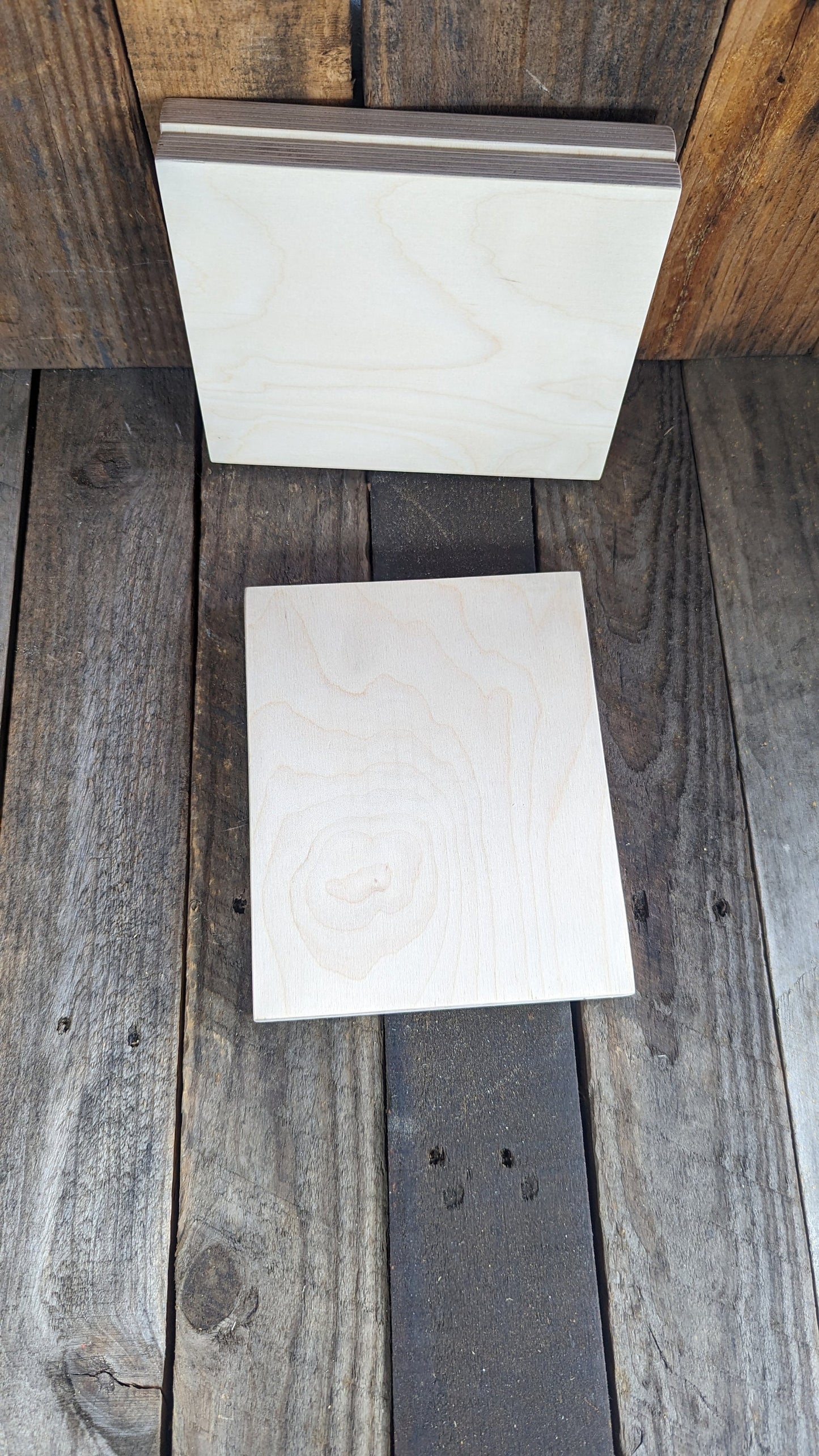 8" x 6" Wood Plaques, BALTIC BIRCH - Wooden Rectangle, Blank Rectangle, Unfinished Wooden Rectangle, Sign Board, Rectangle Wood