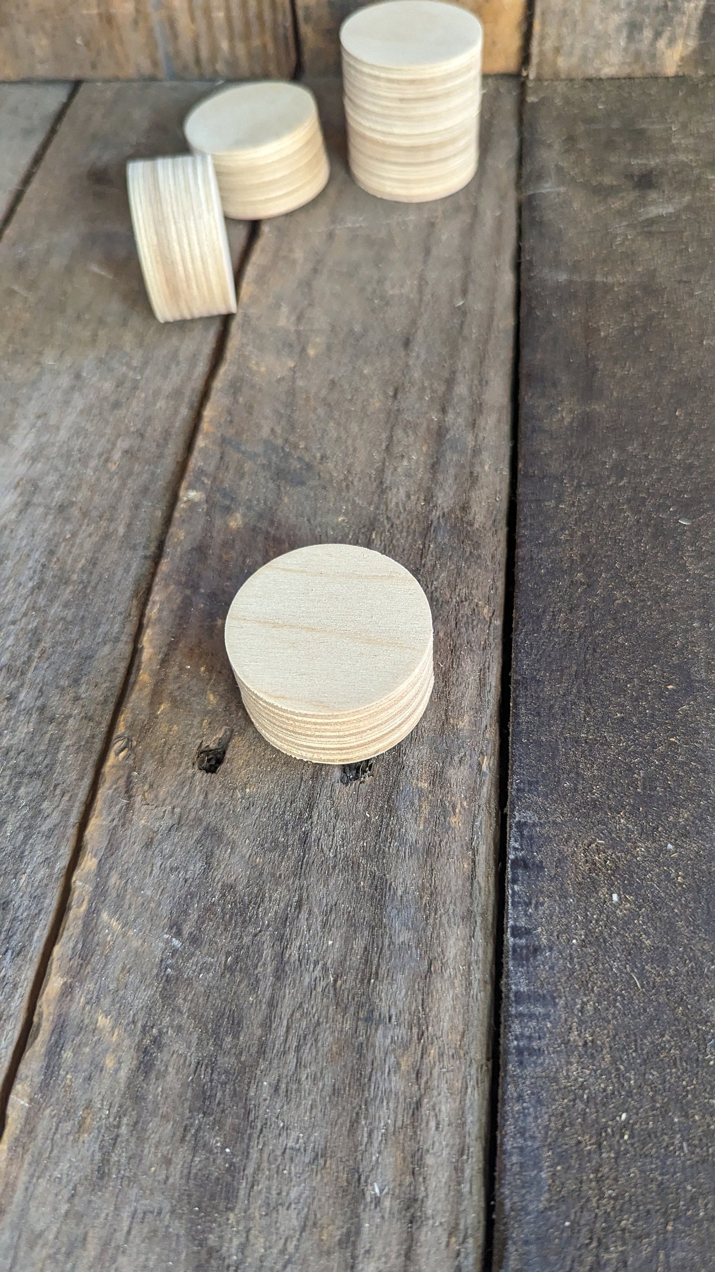 1.75" (1 3/4) Wood Circle Plaques, BALTIC BIRCH - Wooden Circles, Blank Circles, Unfinished Wooden Circles, Round Circles, Circular Wood