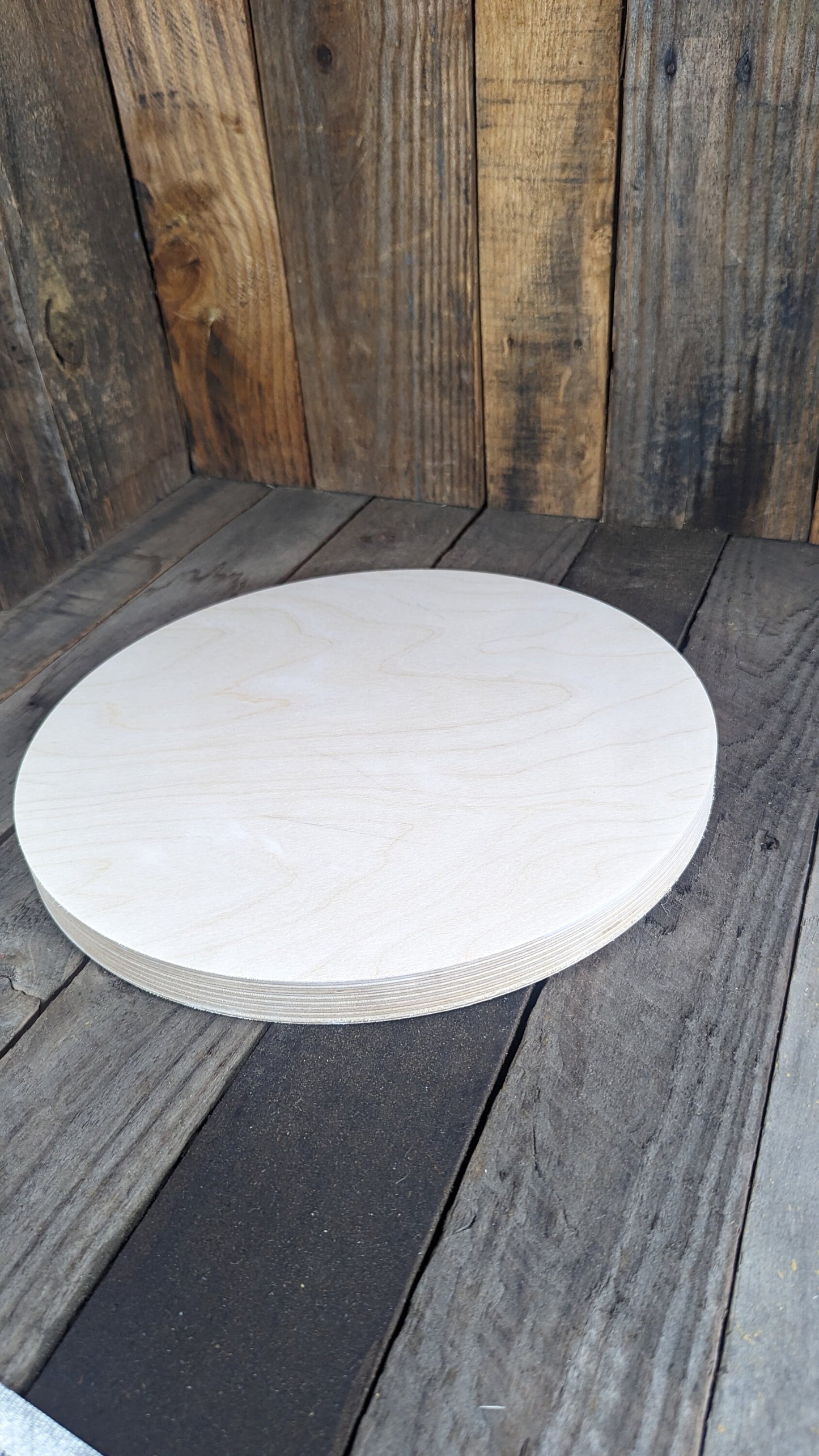 13 inch Wood Circle Disc Plaques, BALTIC BIRCH Wooden Circles, Blank Circles, Unfinished Wooden Circles, Circular Wood, DIY Crafting Supplies