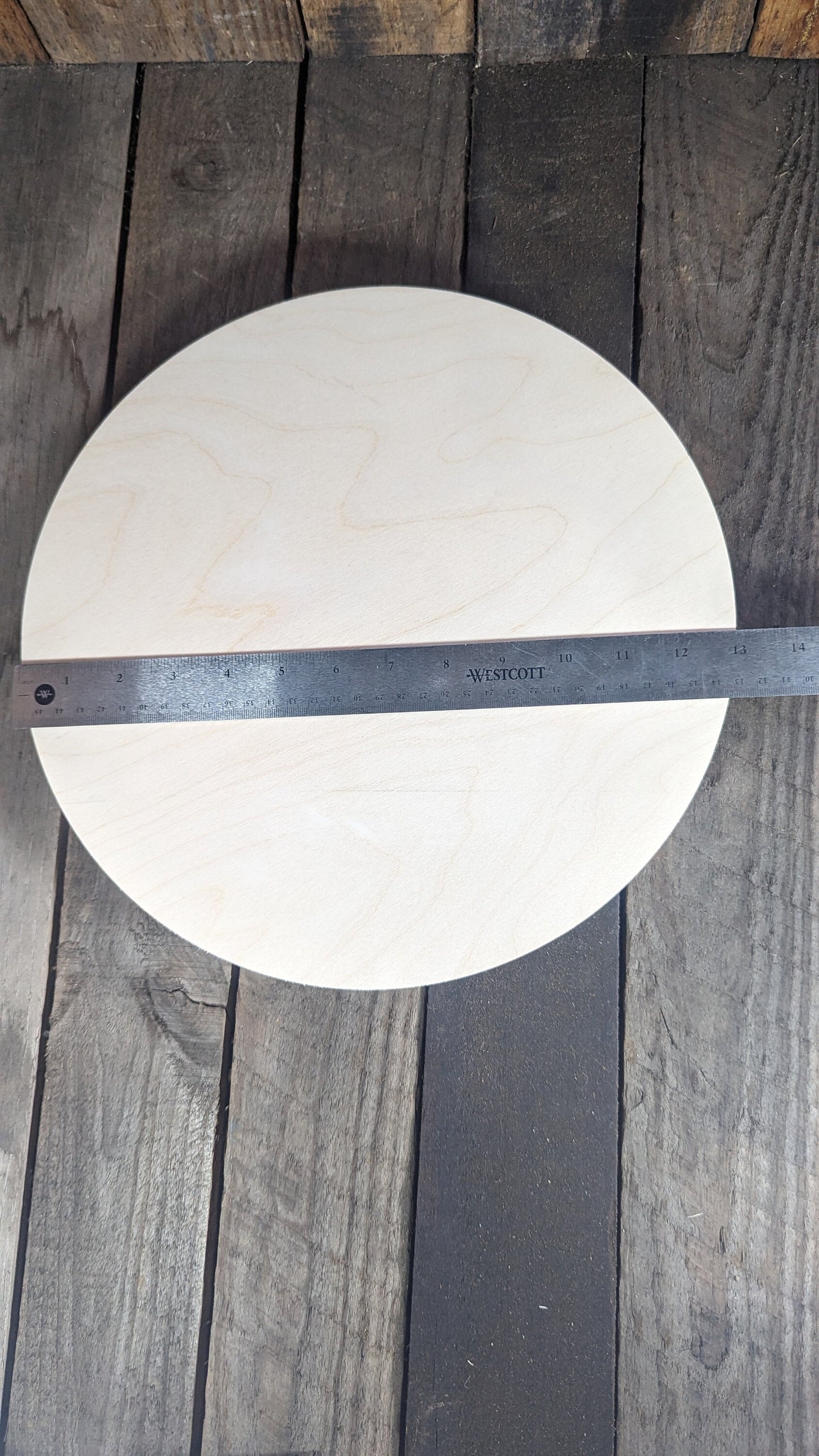 13 inch Wood Circle Disc Plaques, BALTIC BIRCH Wooden Circles, Blank Circles, Unfinished Wooden Circles, Circular Wood, DIY Crafting Supplies
