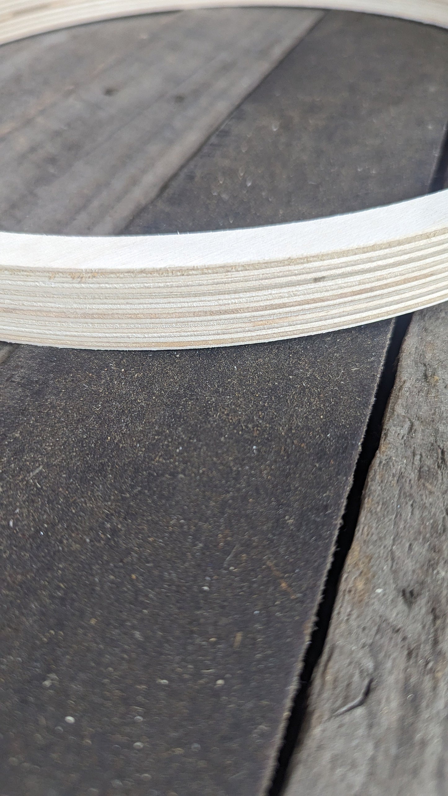 13 inch Wood Circle Disc with 12 inch center hole, BALTIC BIRCH Wooden Circles, Blank Circles, Unfinished Wooden Circles, Round Circles, Circular