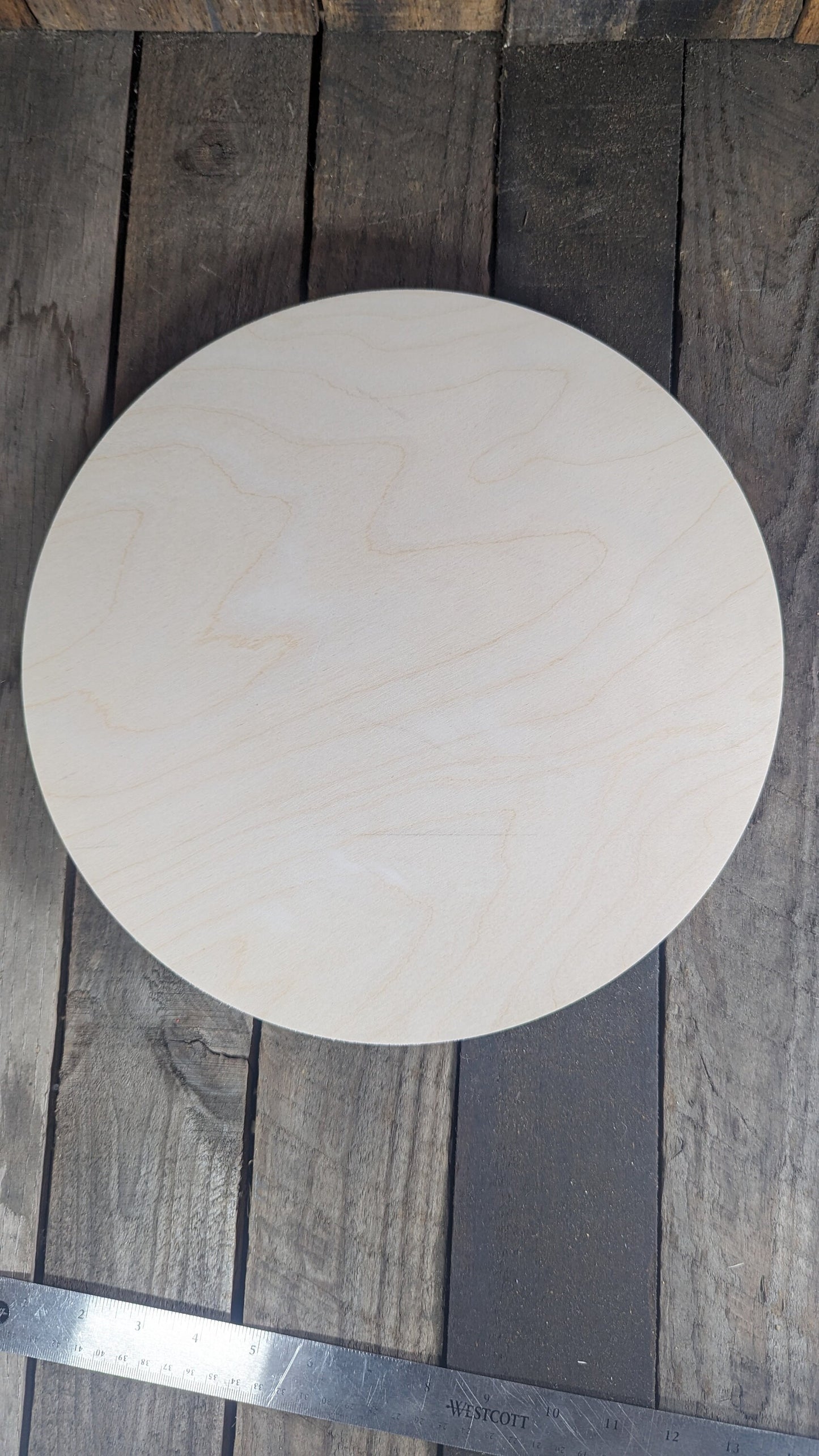13 inch Wood Circle Disc Plaques, BALTIC BIRCH Wooden Circles, Blank Circles, Unfinished Wooden Circles, Circular Wood, DIY Crafting Supplies