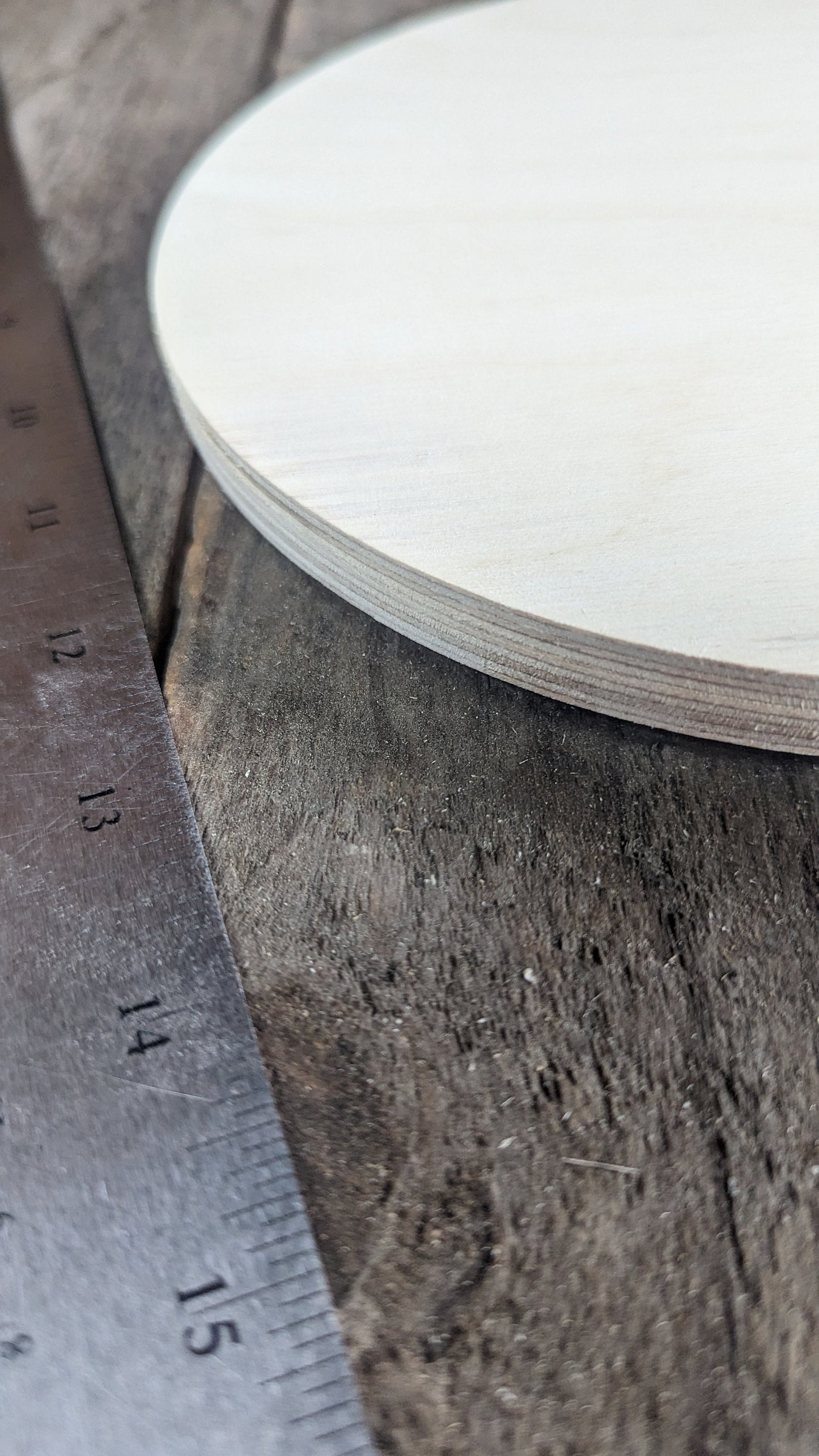7.875" (7 7/8 inches) Wood Circle Disc Plaques, BALTIC BIRCH Wooden Circles, Unfinished Wooden Circles, DIY Craft Supplies