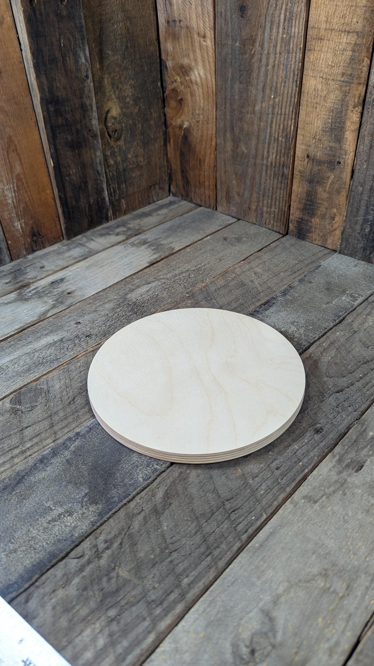 8.25" Wood Circle Disc Plaques, BALTIC BIRCH Wooden Circles, Unfinished Wooden Circles, Circular Wood, DIY craft supplies
