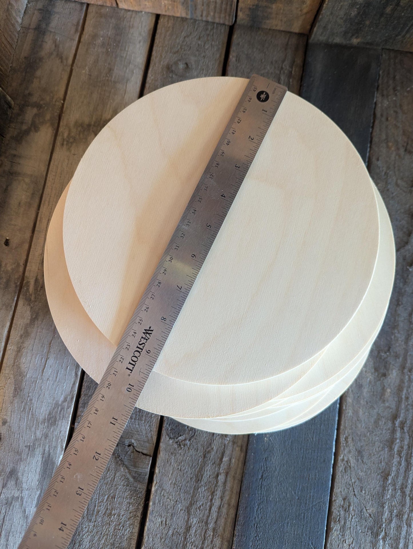9.375" Wood Circle Disc Plaques, BALTIC BIRCH Wooden Circles, Blank Circles, Unfinished Wooden Circles, Round Circles, Circular Wood