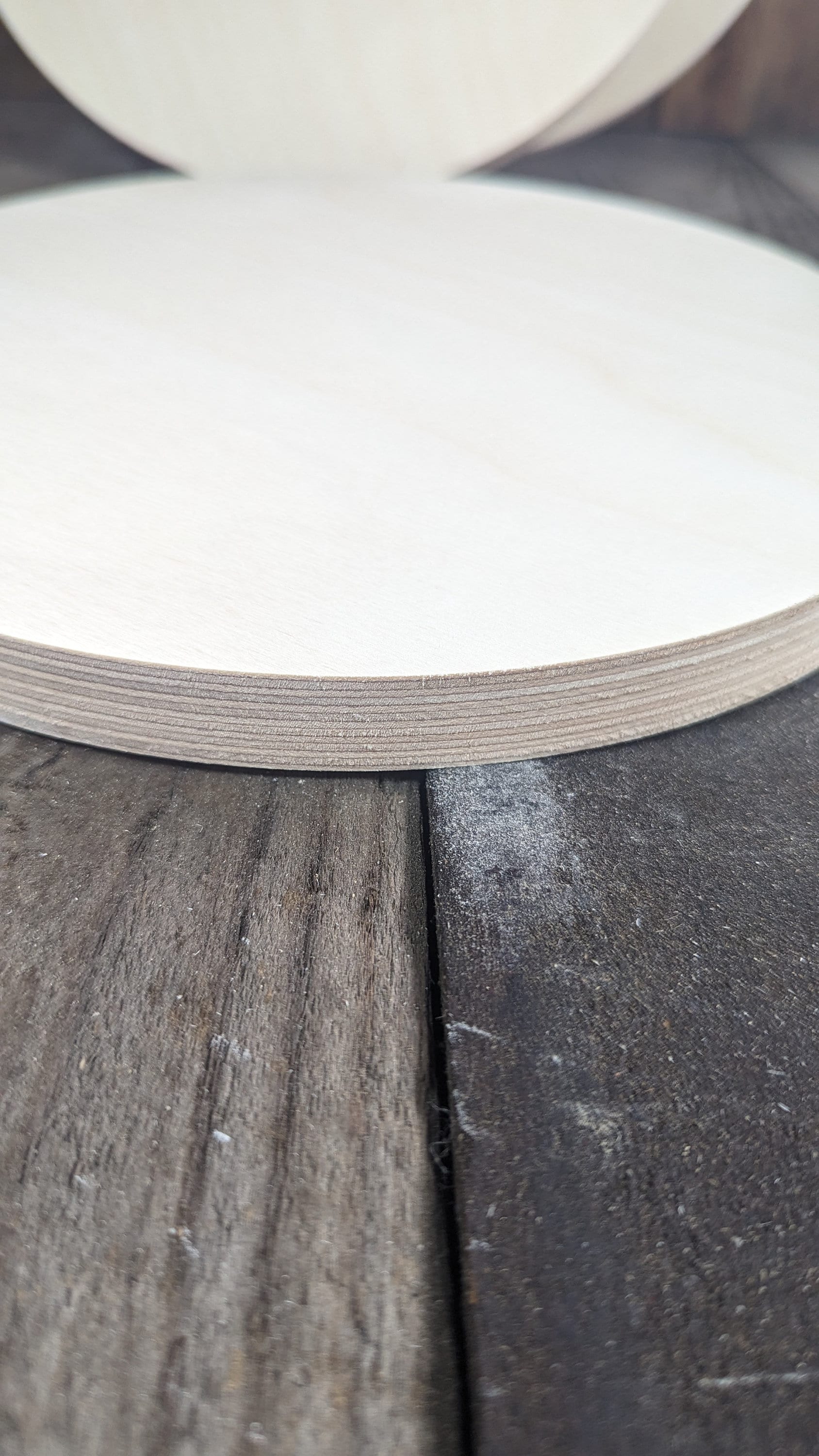 10.625 inch (10 5/8 inch) Wood Circle Disc Plaques, BALTIC BIRCH Wooden Circles, Blank Circles, Unfinished Wooden Circles, DIY Crafting Supplies
