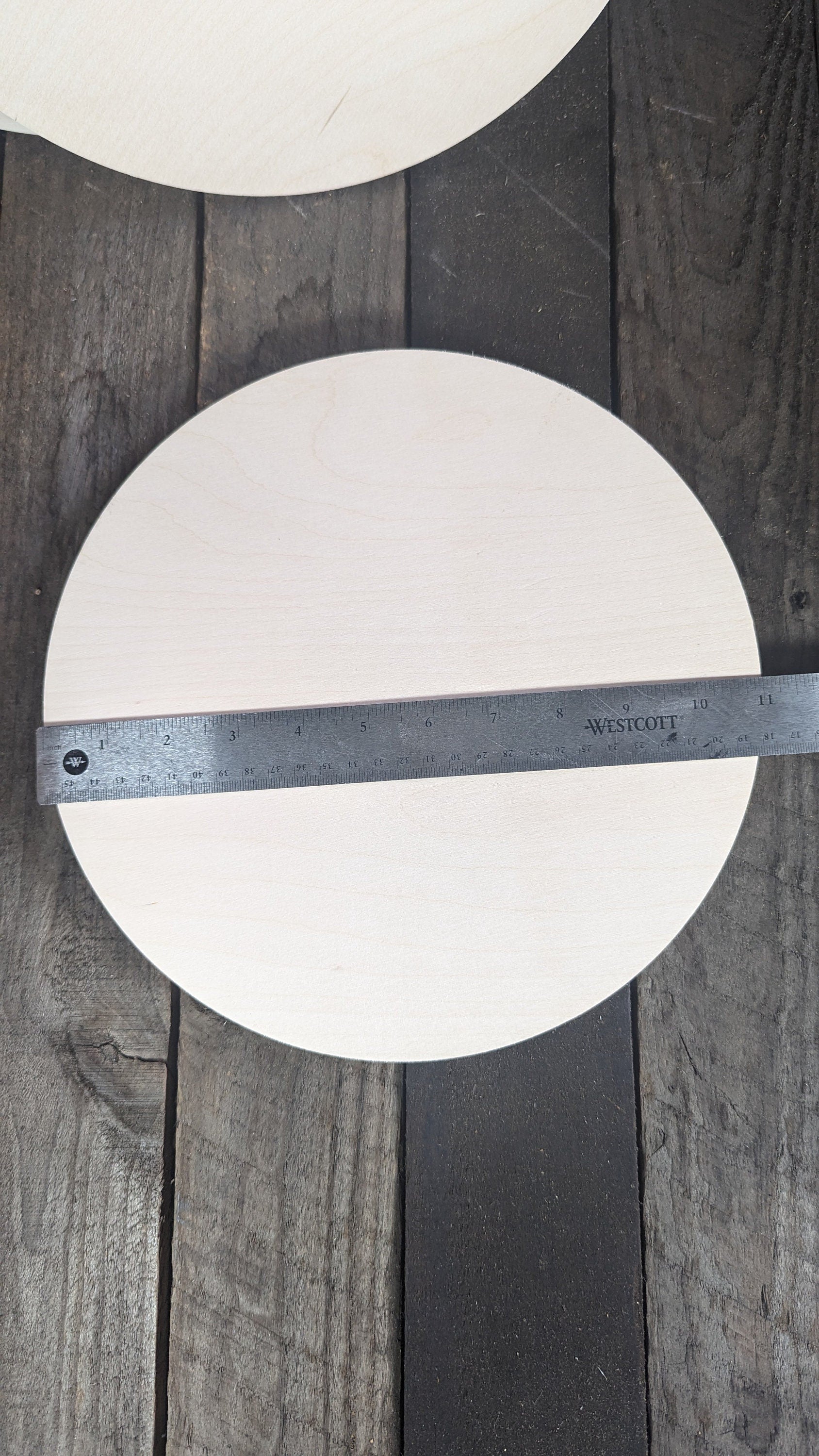 11 inch Wood Circle Disc Plaques, BALTIC BIRCH Wooden Circles, Blank Circles, Unfinished Wooden Circles, Round Circles, DIY Crafting Supplies
