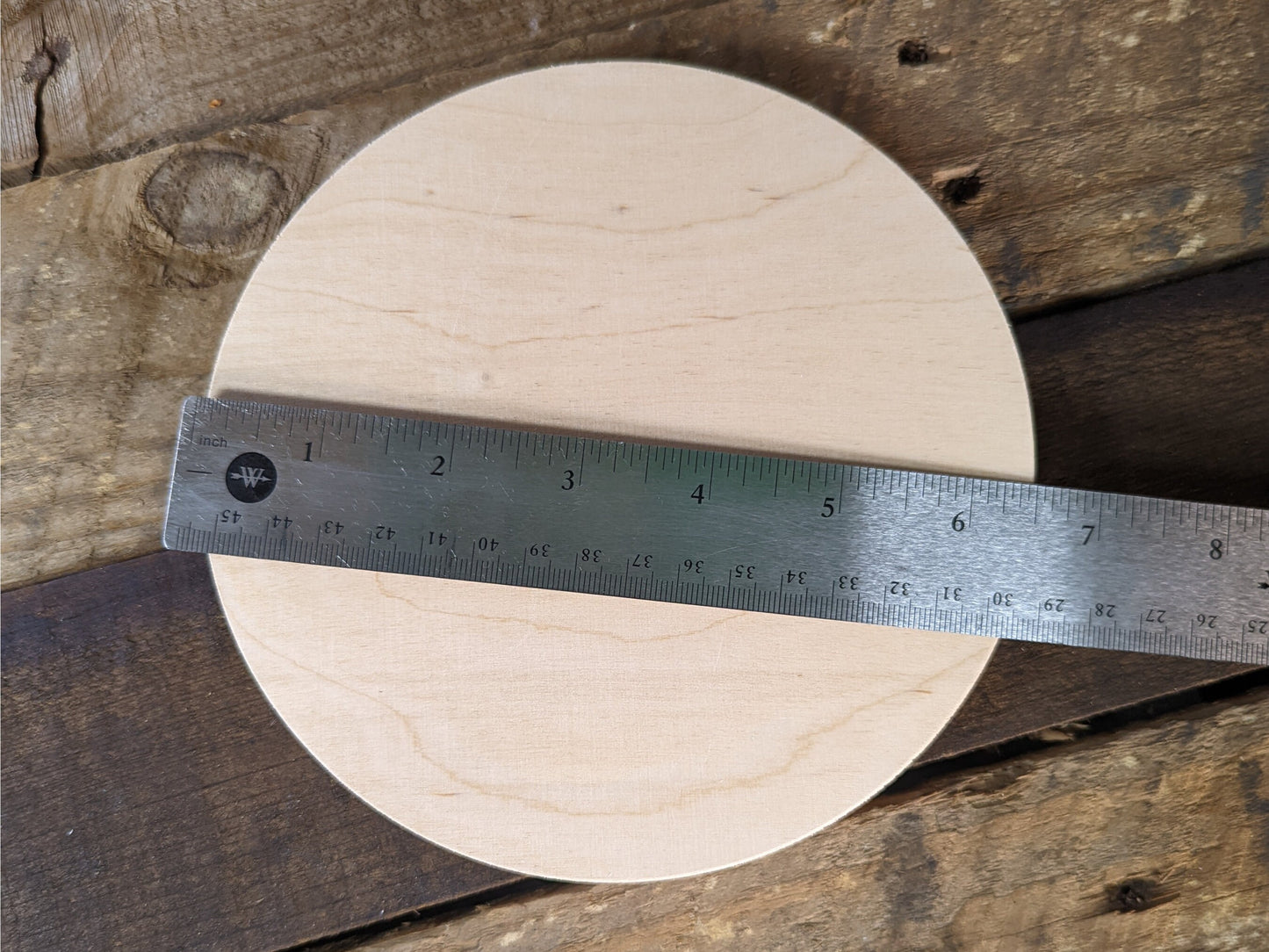 6.5&quot; Wood Circle Disc Plaques, BALTIC BIRCH - Wooden Circles, Blank Circles, Unfinished Wooden Circles, Round Circles, Circular Wood