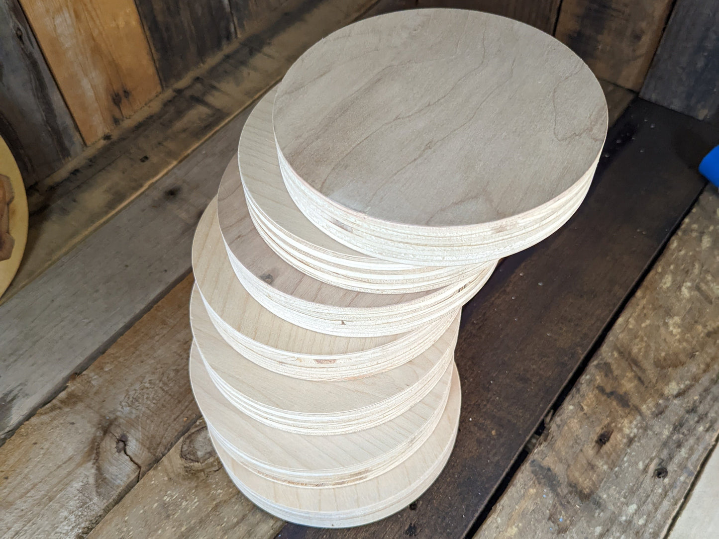 6&quot; Wood Circle Disc Plaques, BALTIC BIRCH Wooden Circles, Blank Circles, Unfinished Wooden Circles, Round Circles, Circular Wood