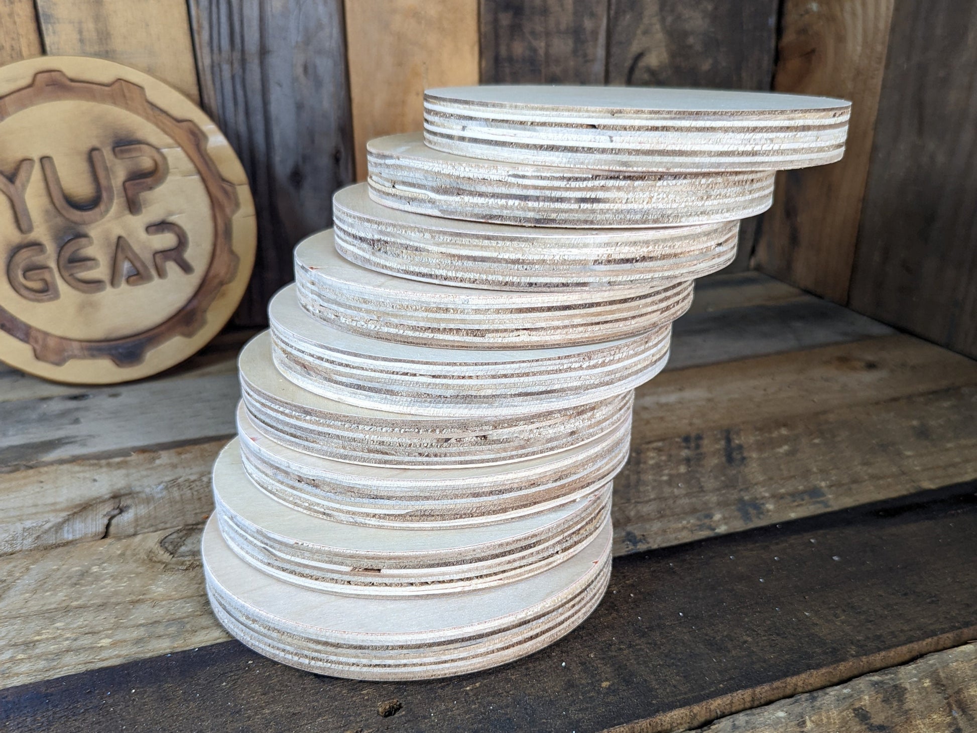 6" Wood Circle Disc Plaques, BALTIC BIRCH Wooden Circles, Blank Circles, Unfinished Wooden Circles, Round Circles, Circular Wood