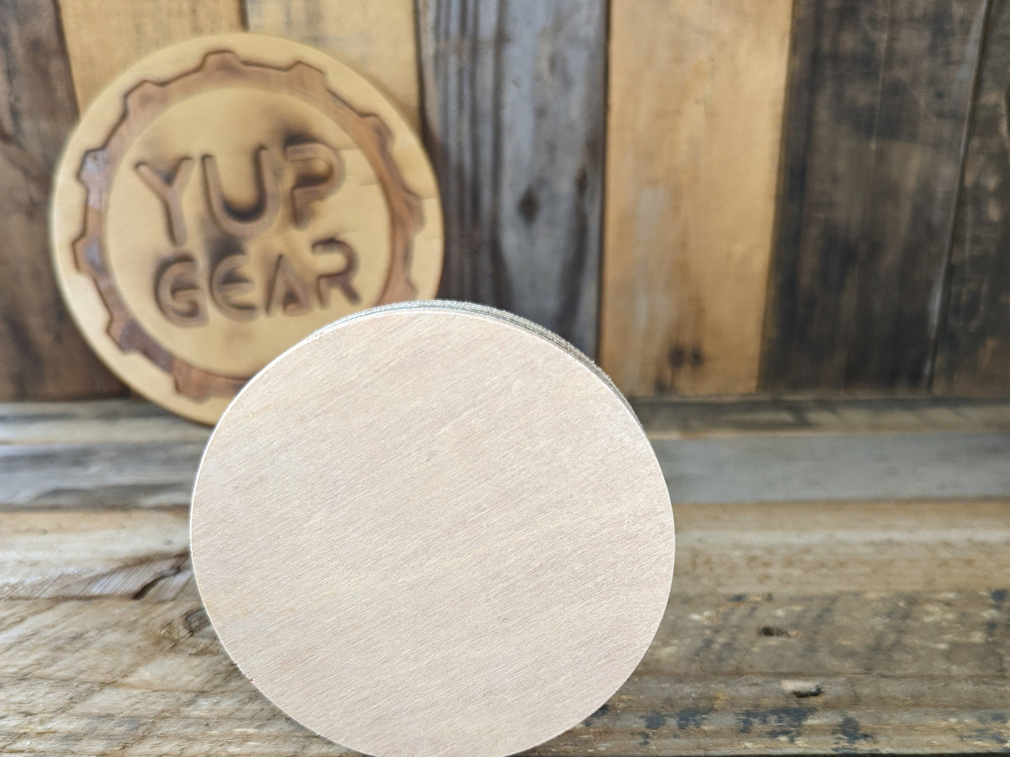 4" Wood Circle Disc Plaques, BALTIC BIRCH - Wooden Circles, Blank Circles, Unfinished Wooden Circles, Round Circles, Circular Wood