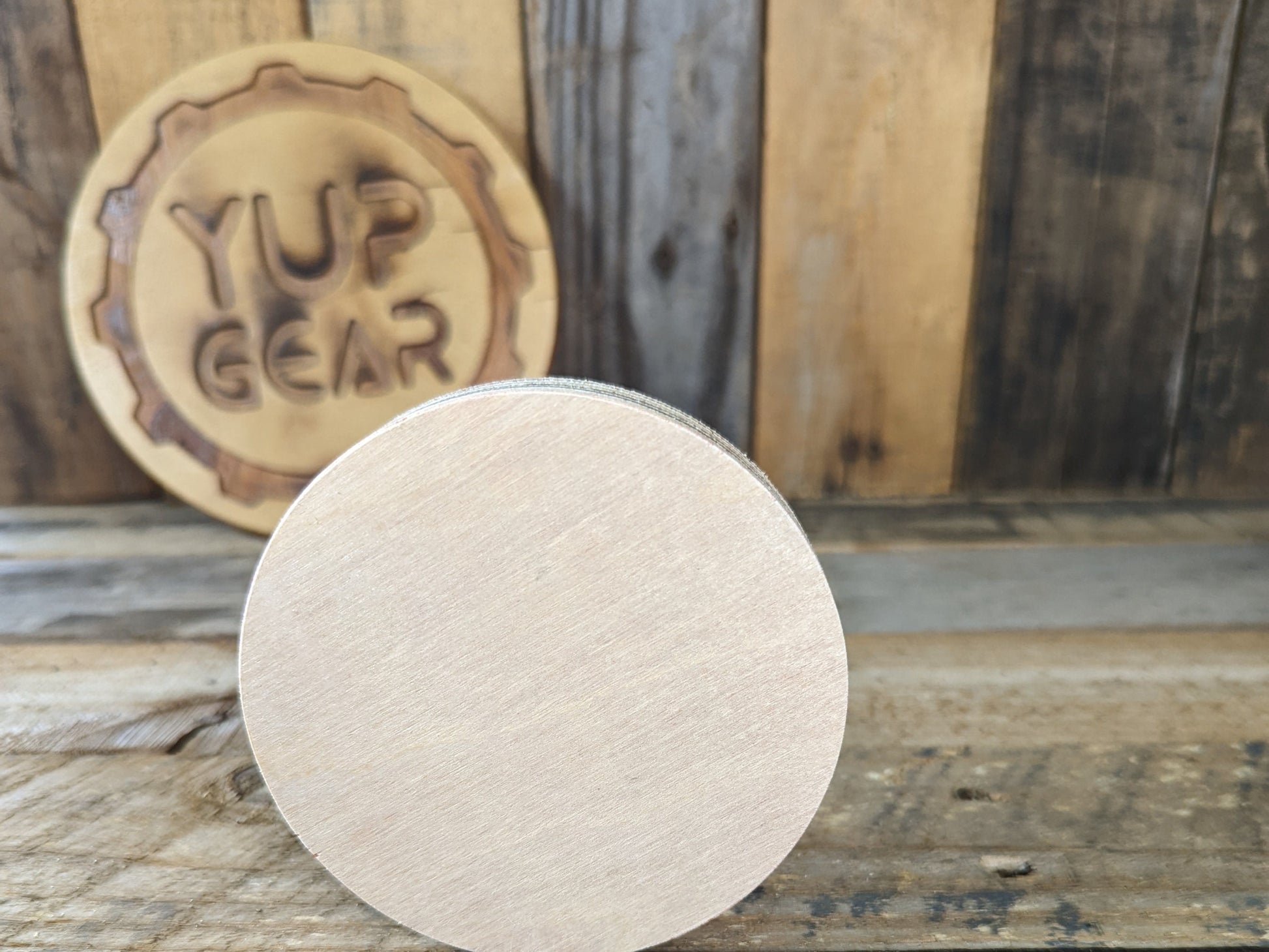 4" Wood Circle Disc Plaques, BALTIC BIRCH - Wooden Circles, Blank Circles, Unfinished Wooden Circles, Round Circles, Circular Wood