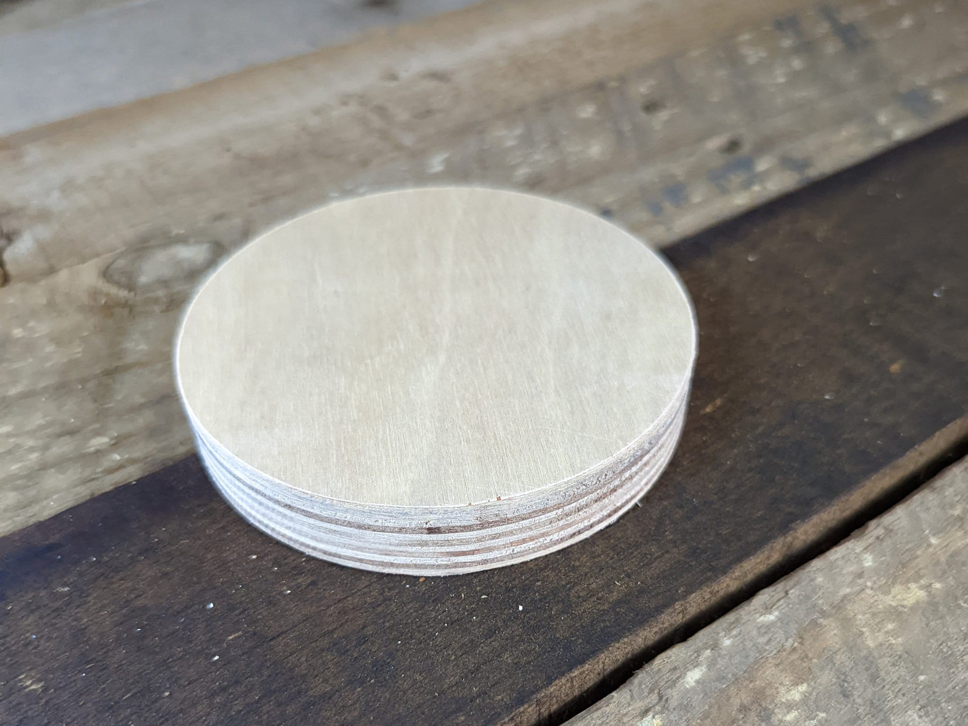 4" Wood Circle Disc Plaques, BALTIC BIRCH - Wooden Circles, Blank Circles, Unfinished Wooden Circles, Round Circles, Circular Wood
