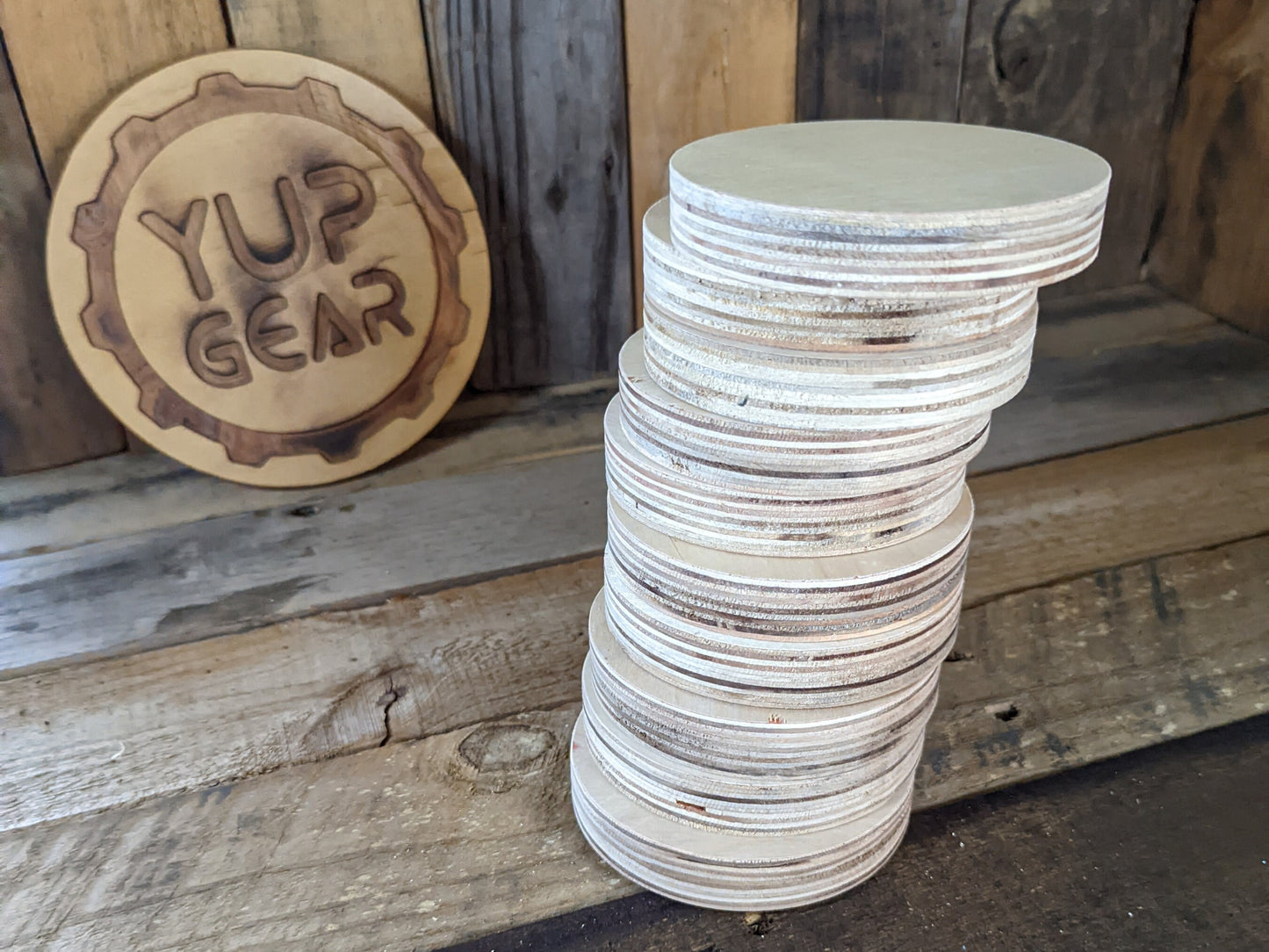 4" Wood Circle Disc Plaques, BALTIC BIRCH - Wooden Circles, Blank Circles, Unfinished Wooden Circles, Round Circles, Circular Wood
