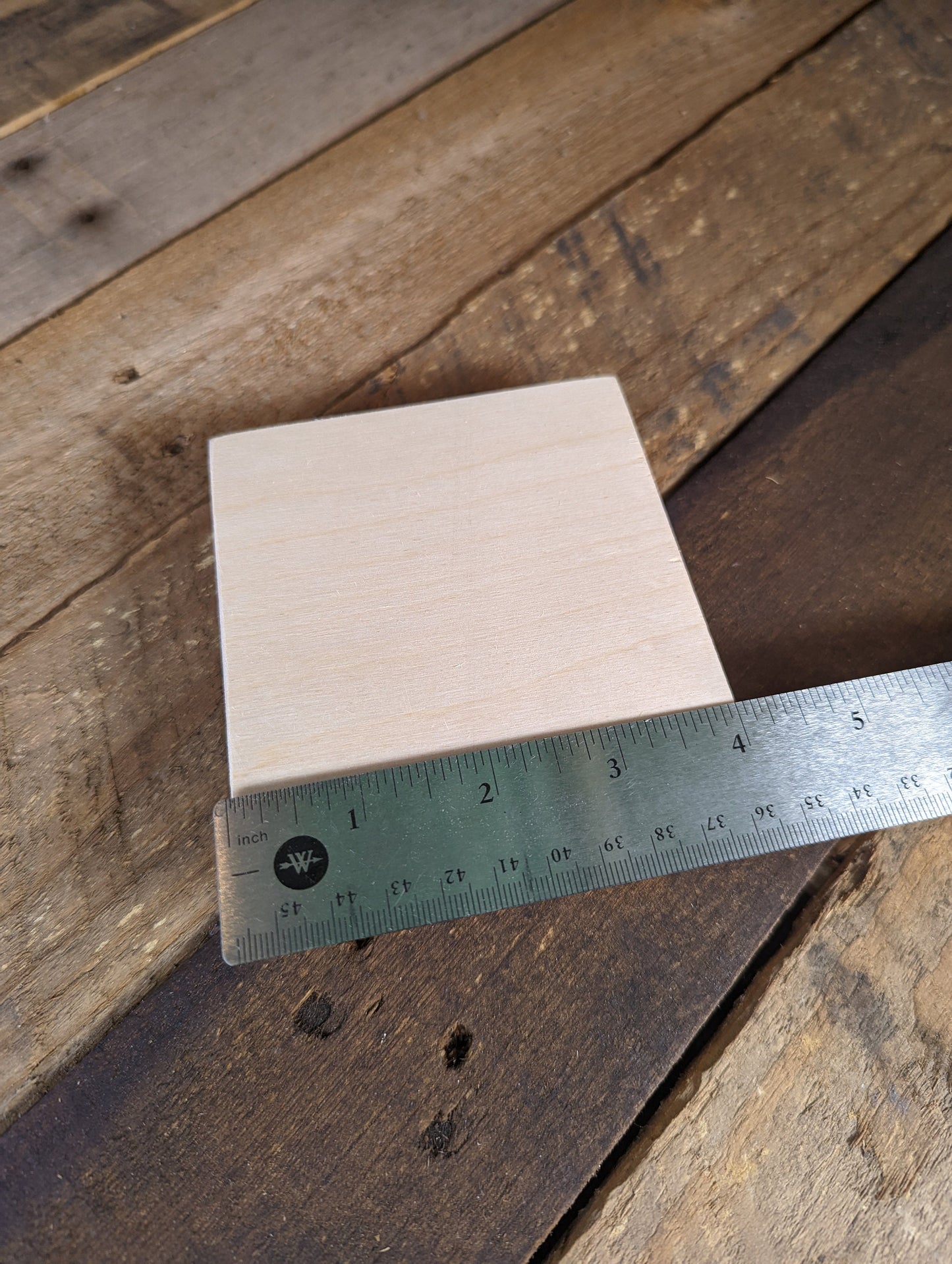 4" Wood Square Plaques, BALTIC BIRCH - Wooden Squares, Blank Squares, Unfinished Wooden Squares, Square Plywood, Square Wood