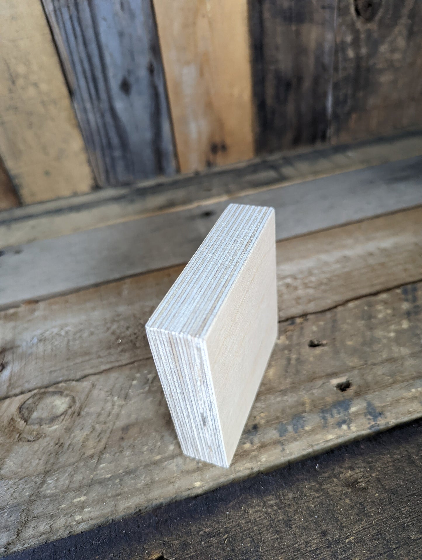 3.5" Wood Square Plaques, BALTIC BIRCH - Wooden Squares, Blank Squares, Unfinished Wooden Squares, Square Plywood, Square Wood