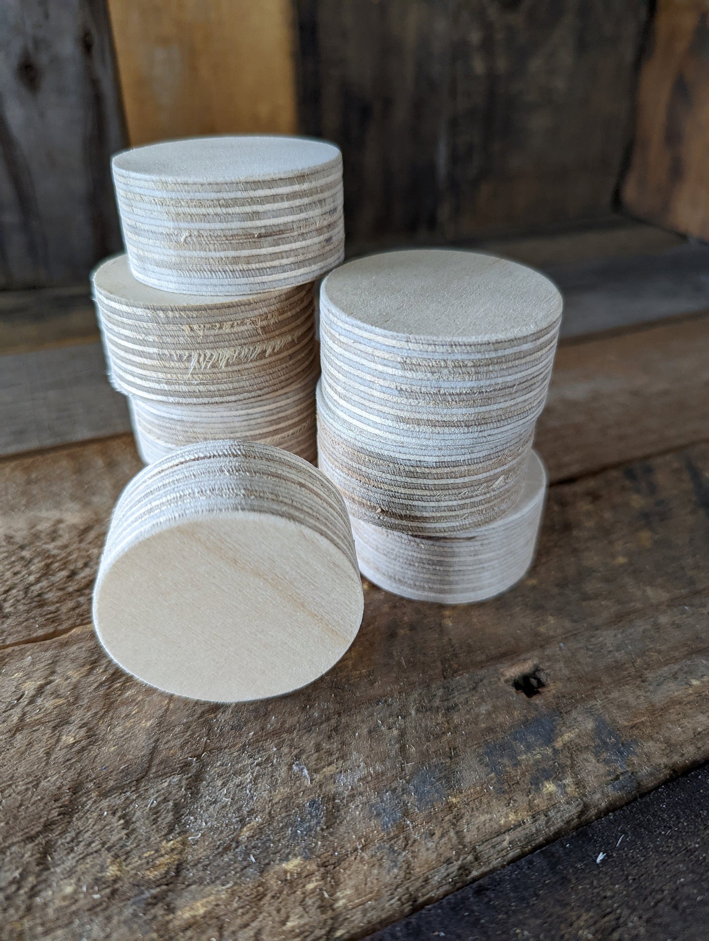 2" Wood Circle Disc Plaques, BALTIC BIRCH - Wooden Circles, Blank Circles, Unfinished Wooden Circles, Round Circles, Circular Wood