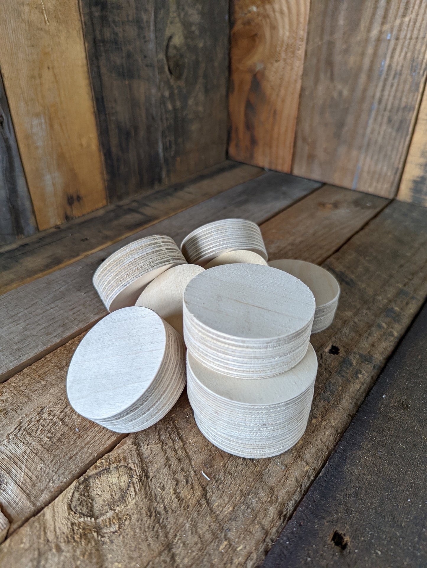 2.5" Wood Circle Disc Plaques, BALTIC BIRCH - Wooden Circles, Blank Circles, Unfinished Wooden Circles, Round Circles, Circular Wood