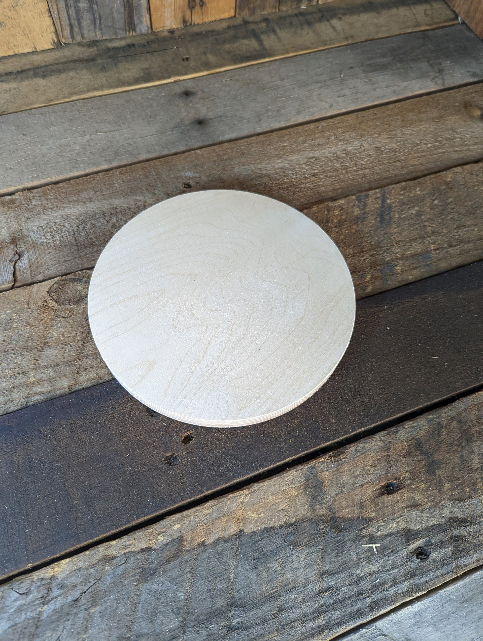 7" Wood Circle Disc Plaques, BALTIC BIRCH Wooden Circles, Blank Circles, Unfinished Wooden Circles, Round Circles, Circular Wood