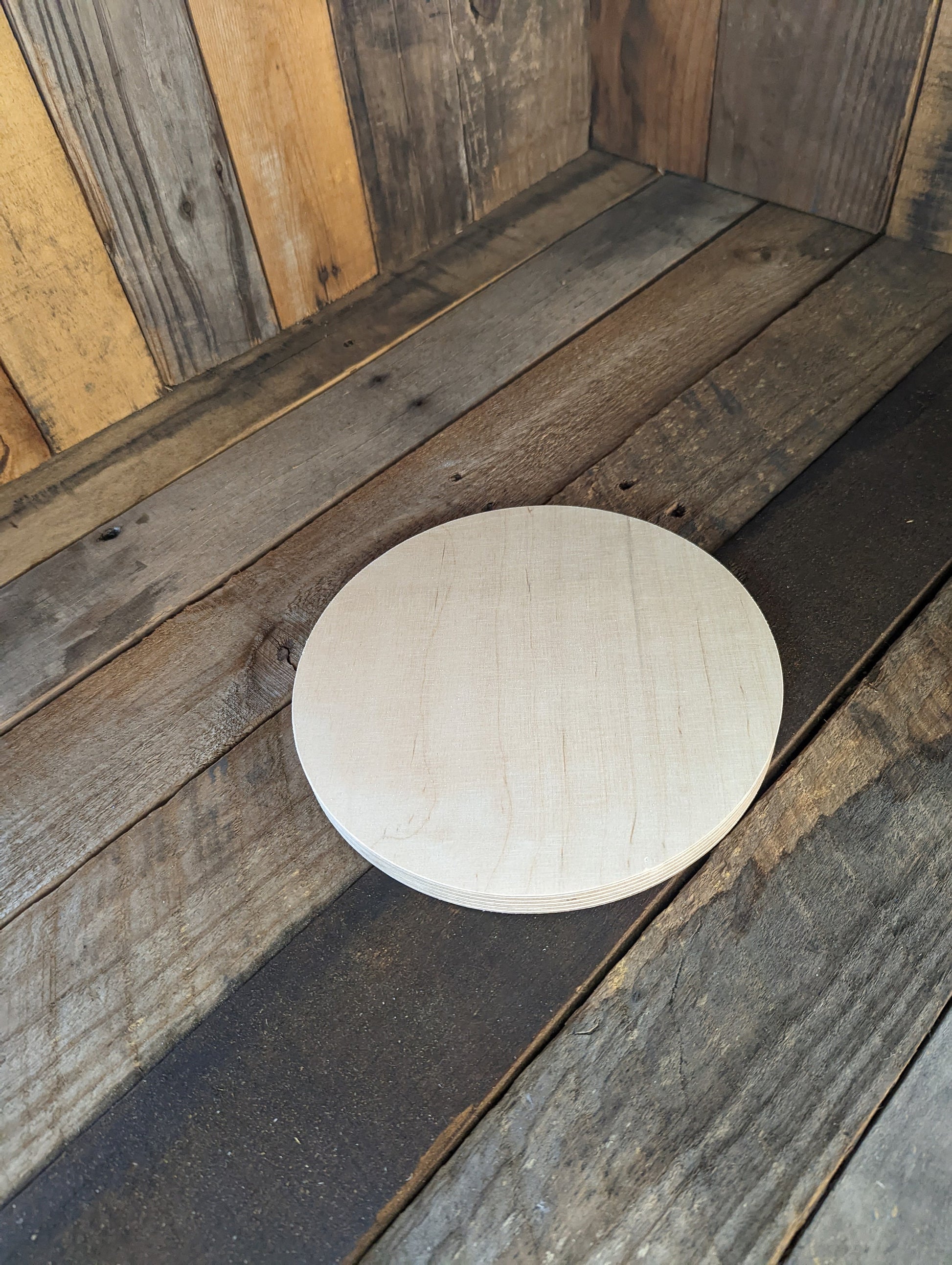 8" Wood Circle Disc Plaques, BALTIC BIRCH Wooden Circles, Blank Circles, Unfinished Wooden Circles, Round Circles, Circular Wood