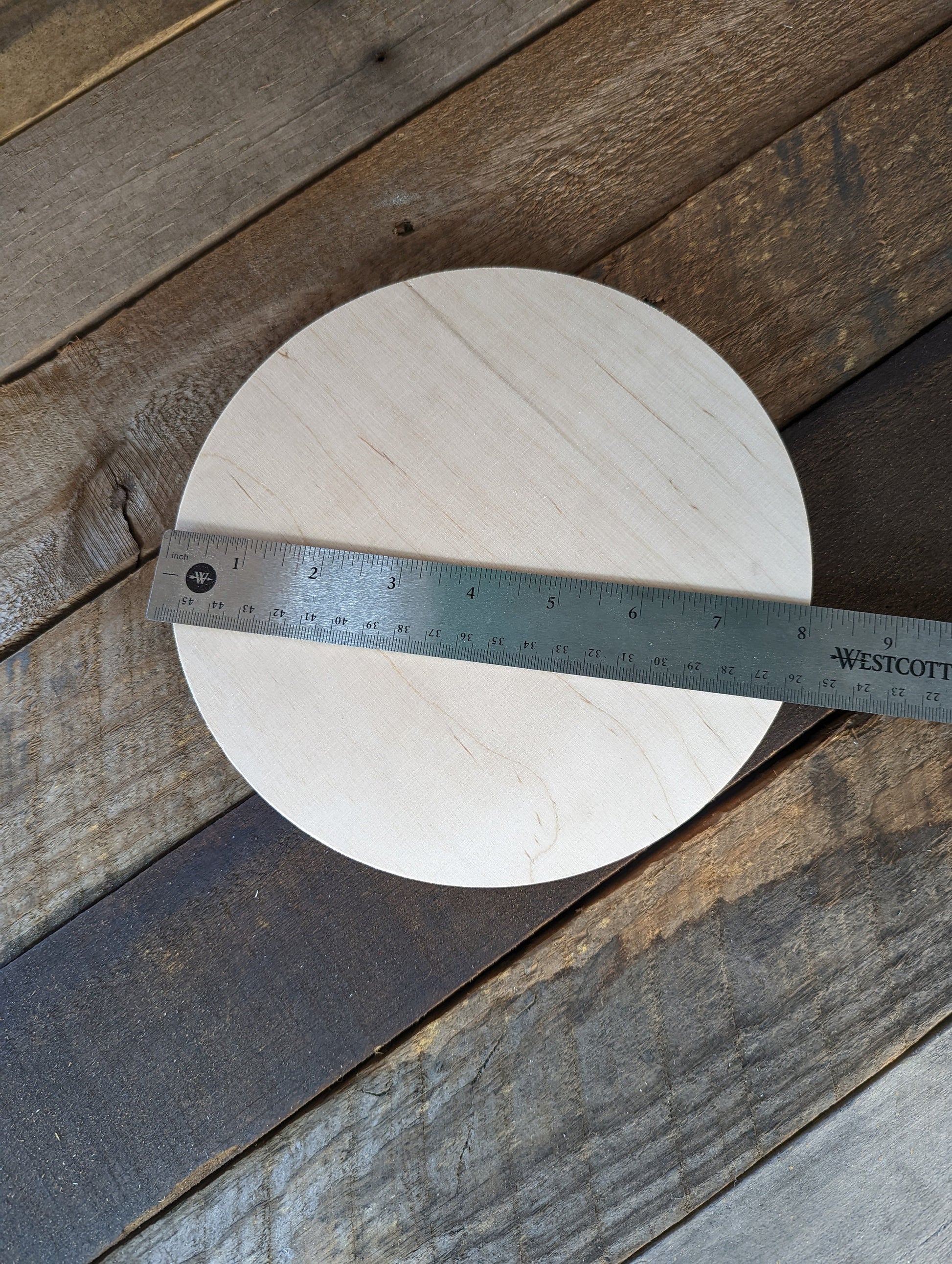 8" Wood Circle Disc Plaques, BALTIC BIRCH Wooden Circles, Blank Circles, Unfinished Wooden Circles, Round Circles, Circular Wood