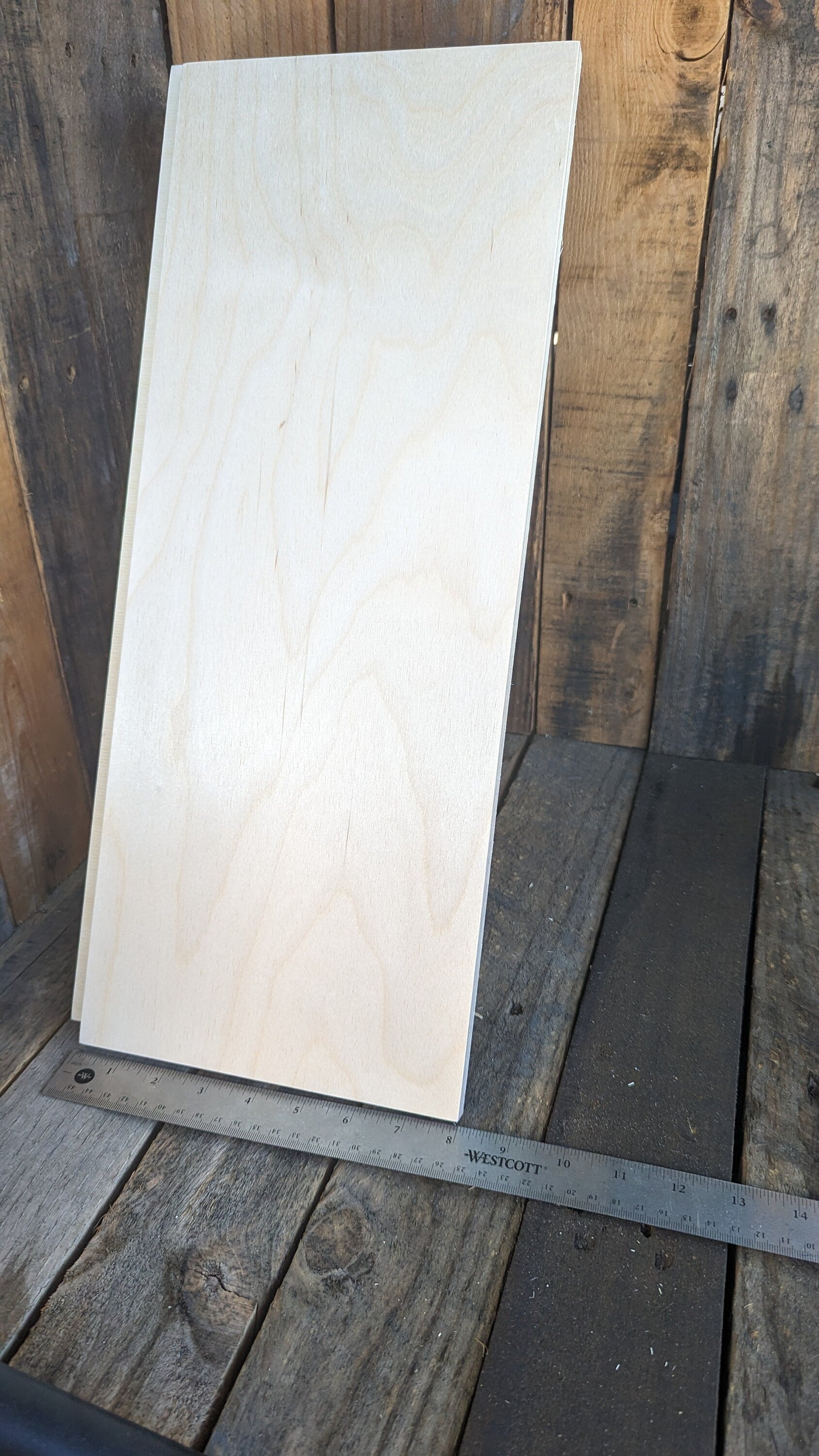 8x20" Baltic Birch Wood Rectangle, Unfinished Sign Board