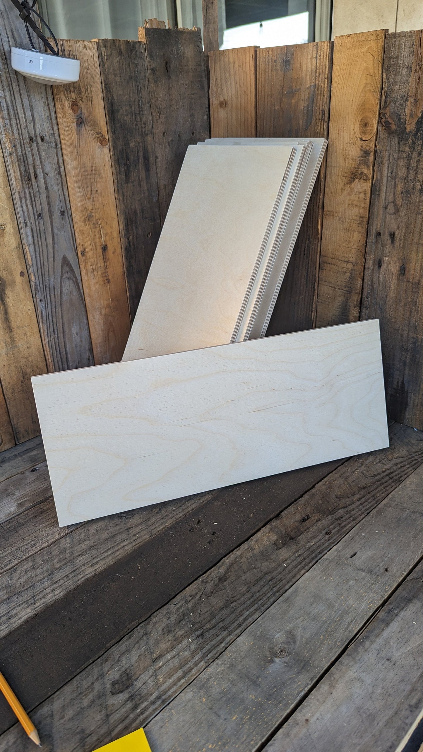 8x20" Baltic Birch Wood Rectangle, Unfinished Sign Board