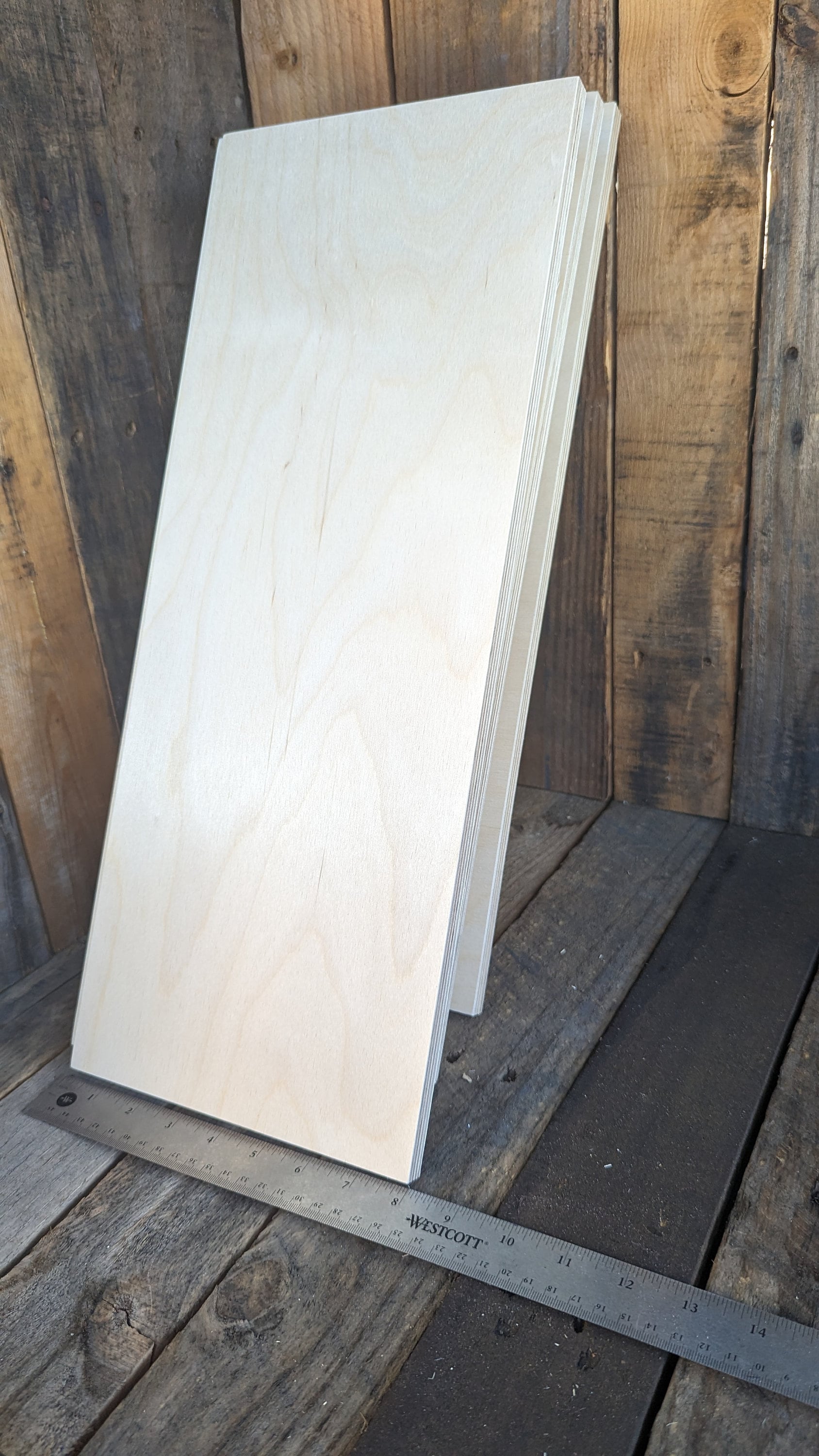 8x20" Baltic Birch Wood Rectangle, Unfinished Sign Board