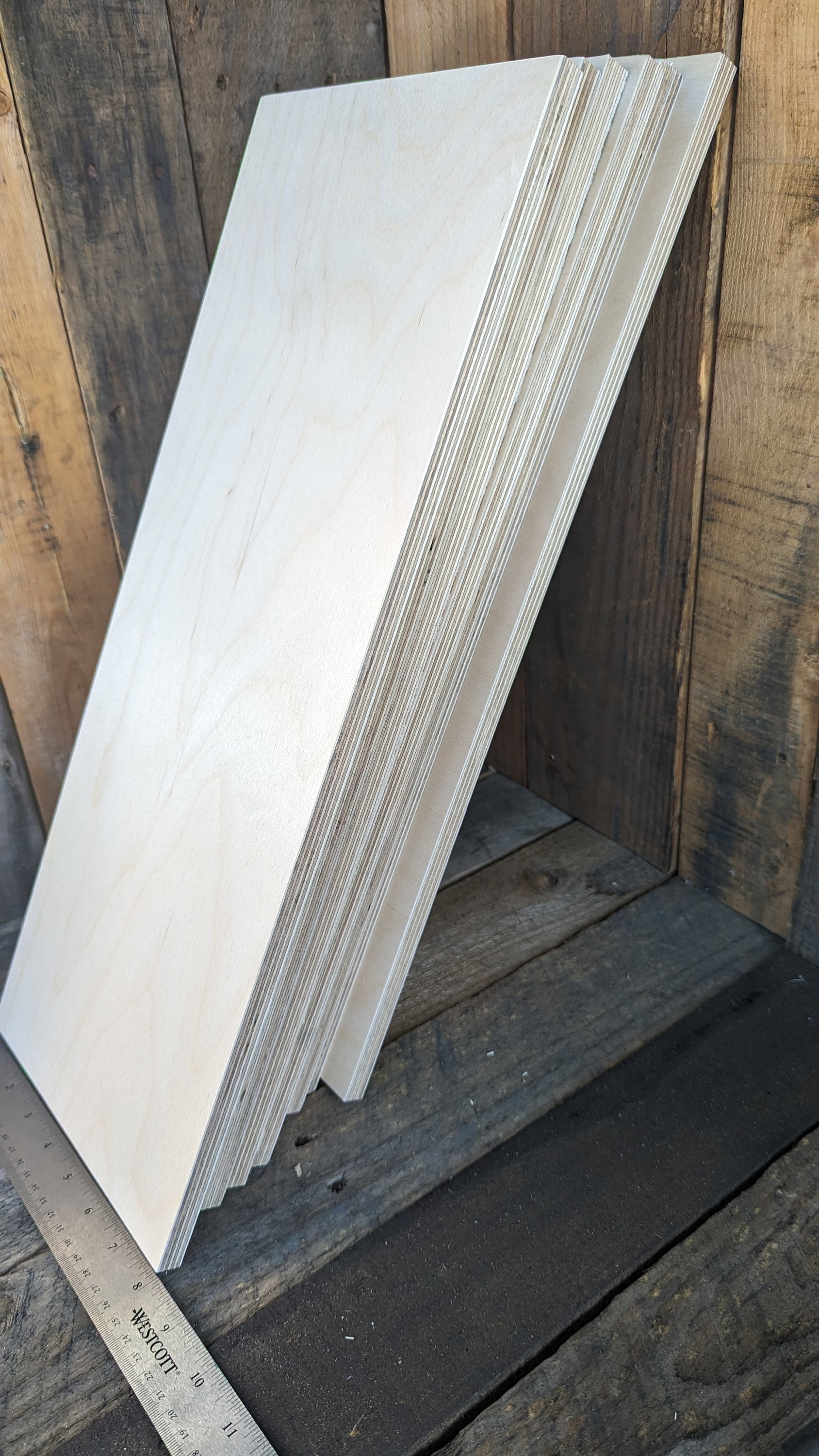 8x20" Baltic Birch Wood Rectangle, Unfinished Sign Board