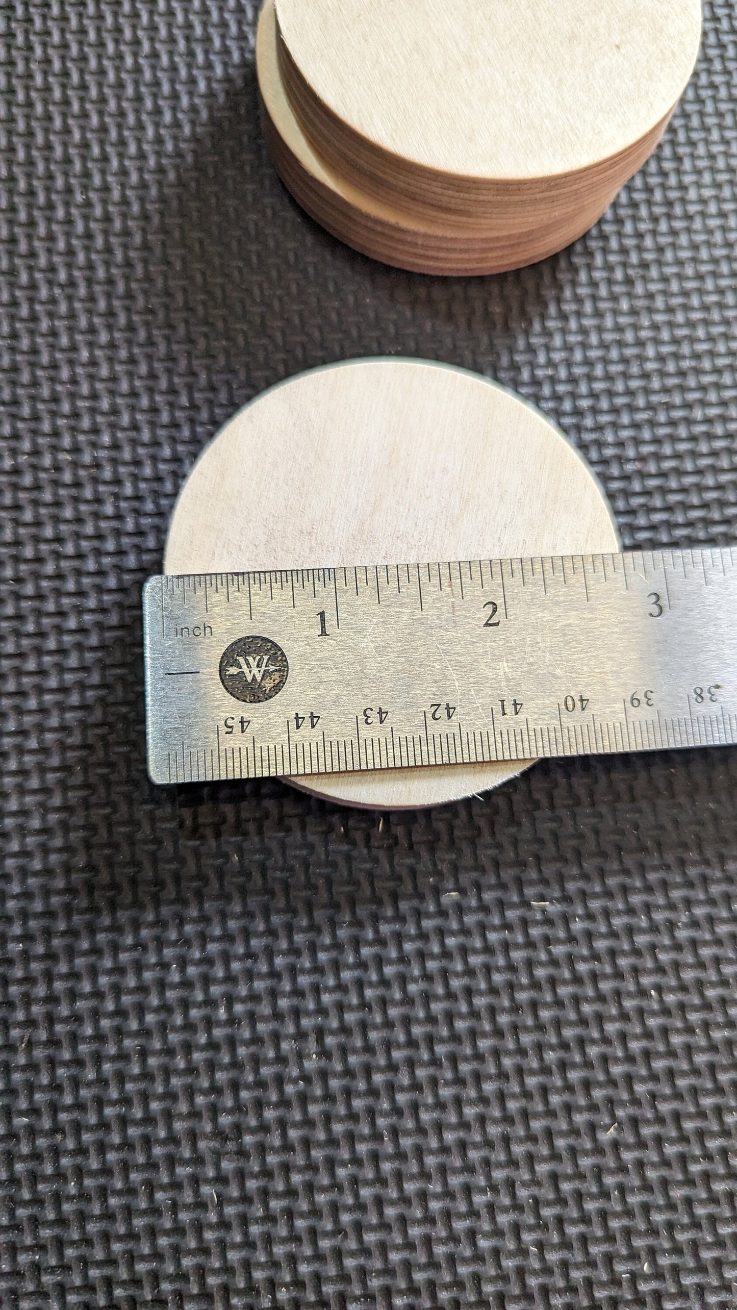 5 Pack - 2.75" Baltic Birch Wood Circle