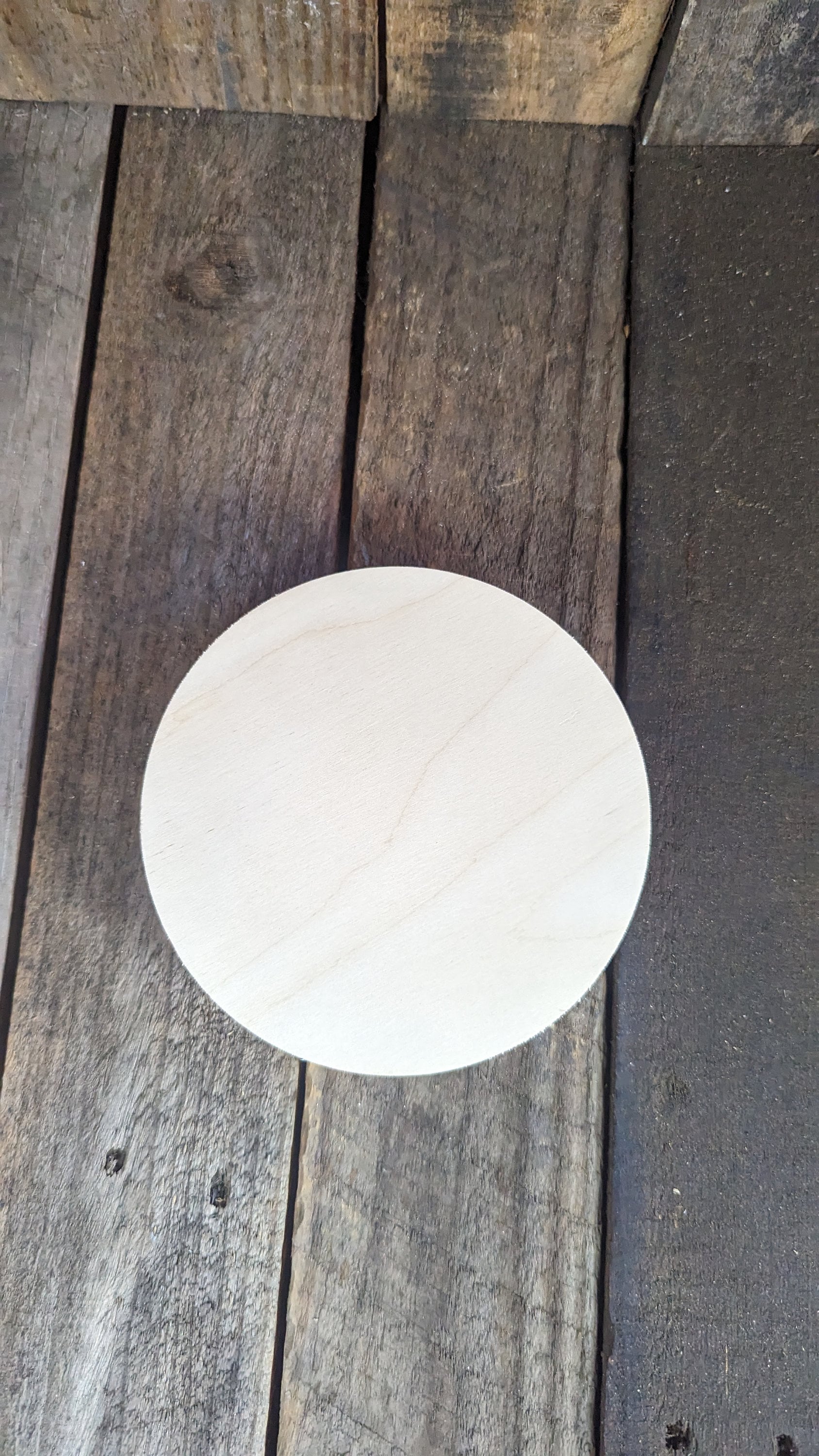 5.625" (5 5/8") Wood Circle Disc Plaques, BALTIC BIRCH - Wooden Circles, Blank Circles, Unfinished Wooden Circles, Round, Circular Wood